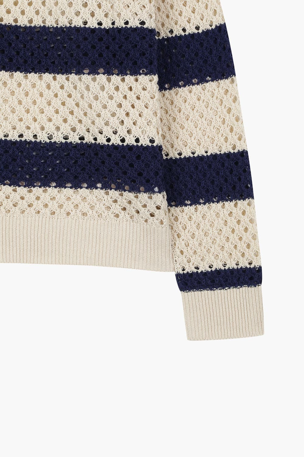 Markuz Stripe Crochet Knit
