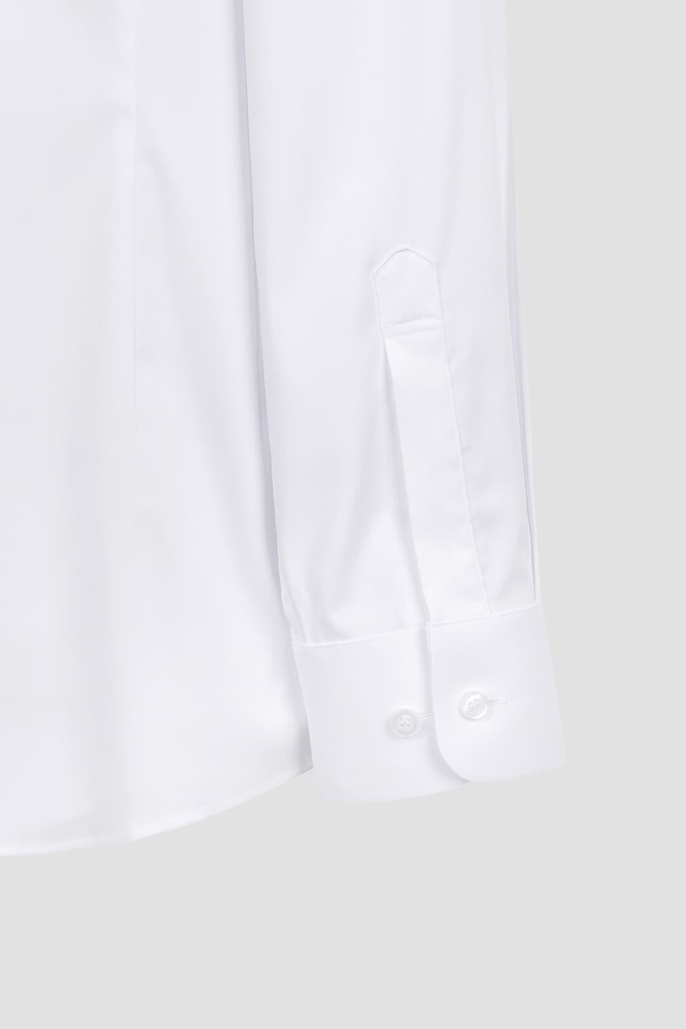 스트레치 트리콜로르 자수 311 컴포터블 셔츠 화이트 SE6SM21LS311SWH