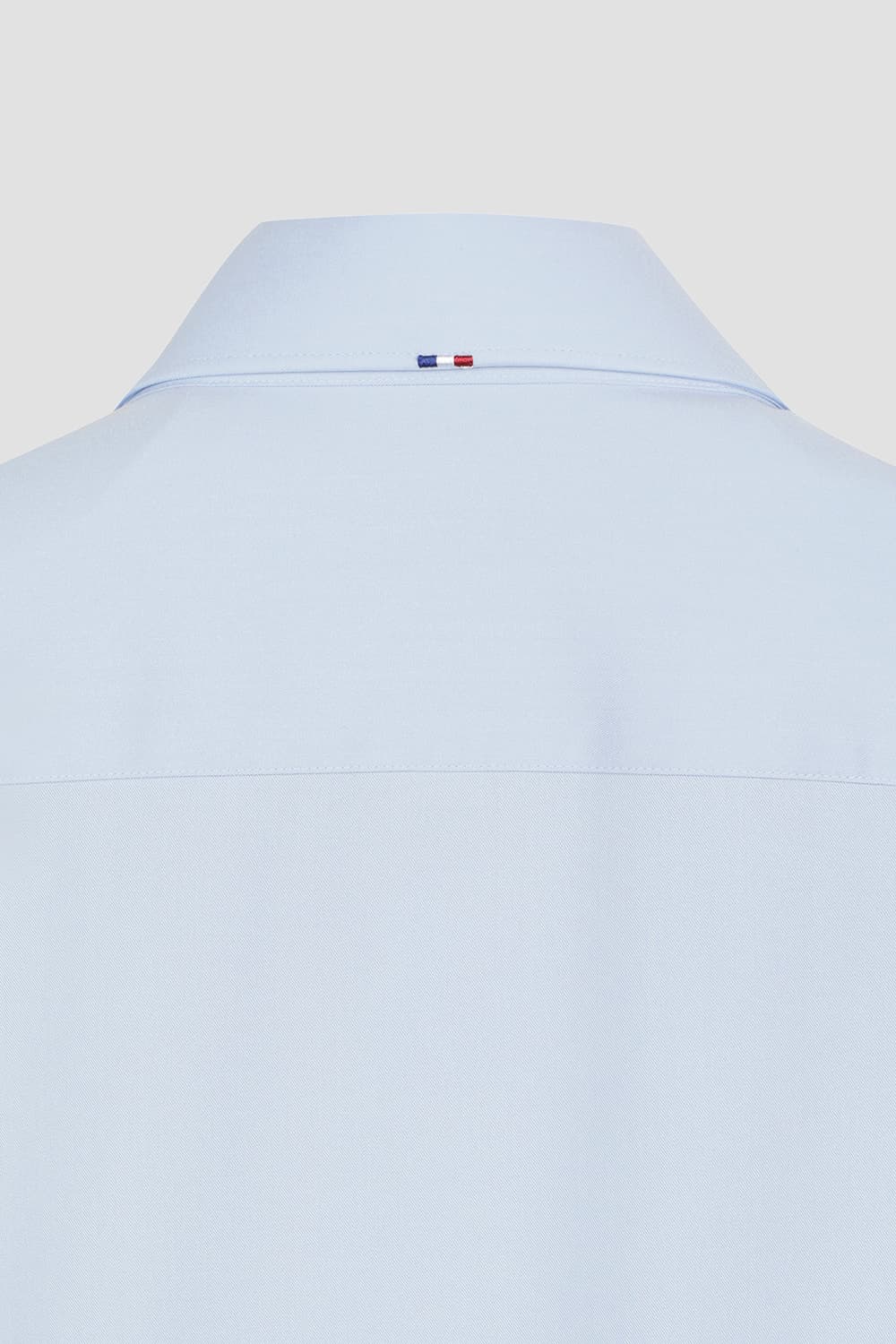 스트레치 삼색바 자수 302 컴포터블 반팔 셔츠 블루 SE6MM21HS302SBU