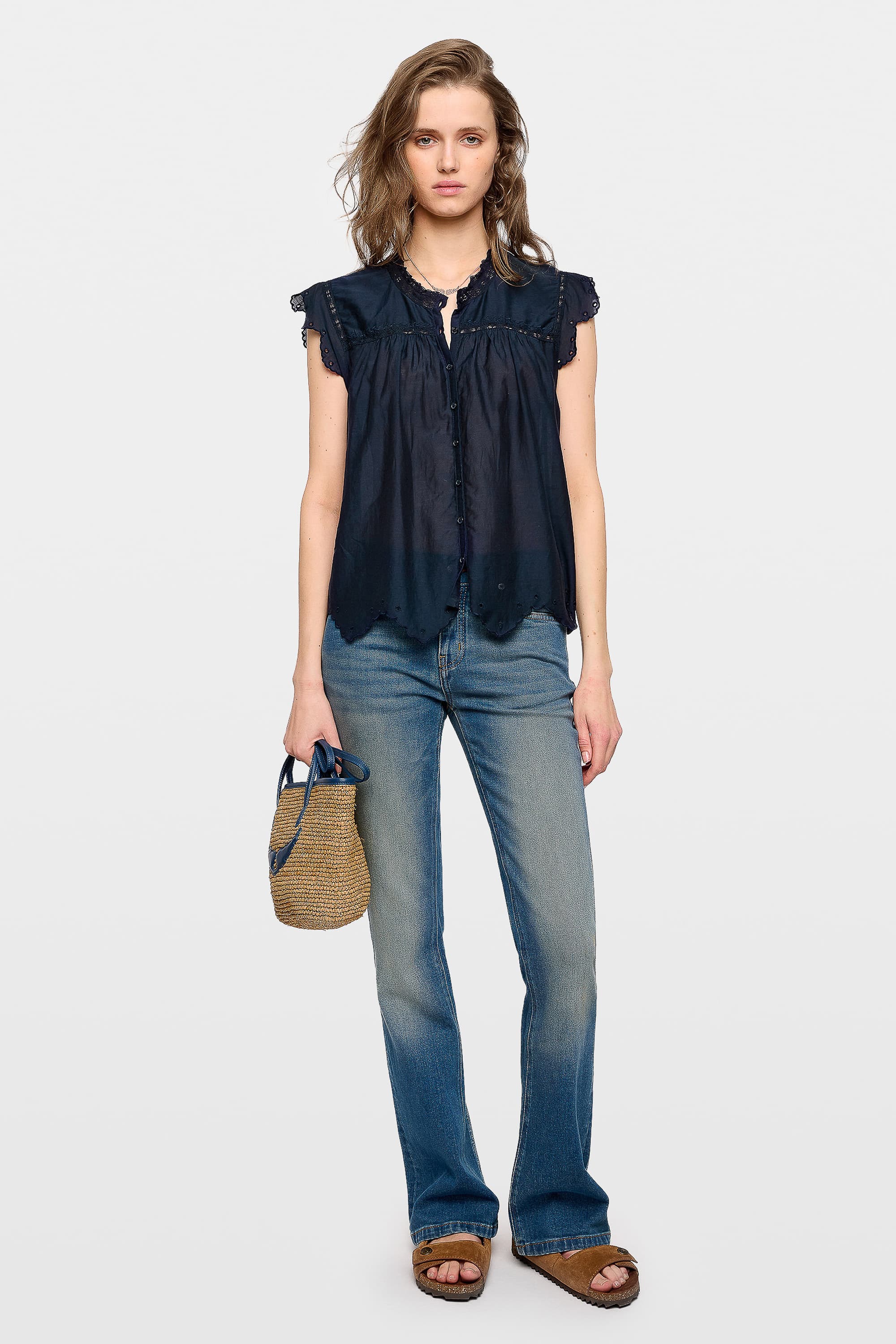 Tika Tomboy Blouse