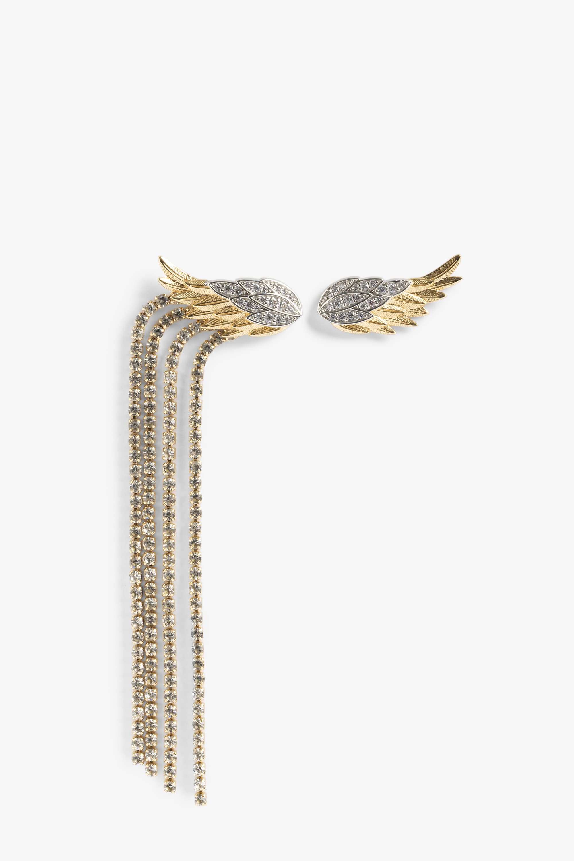 Rock Feather Earring