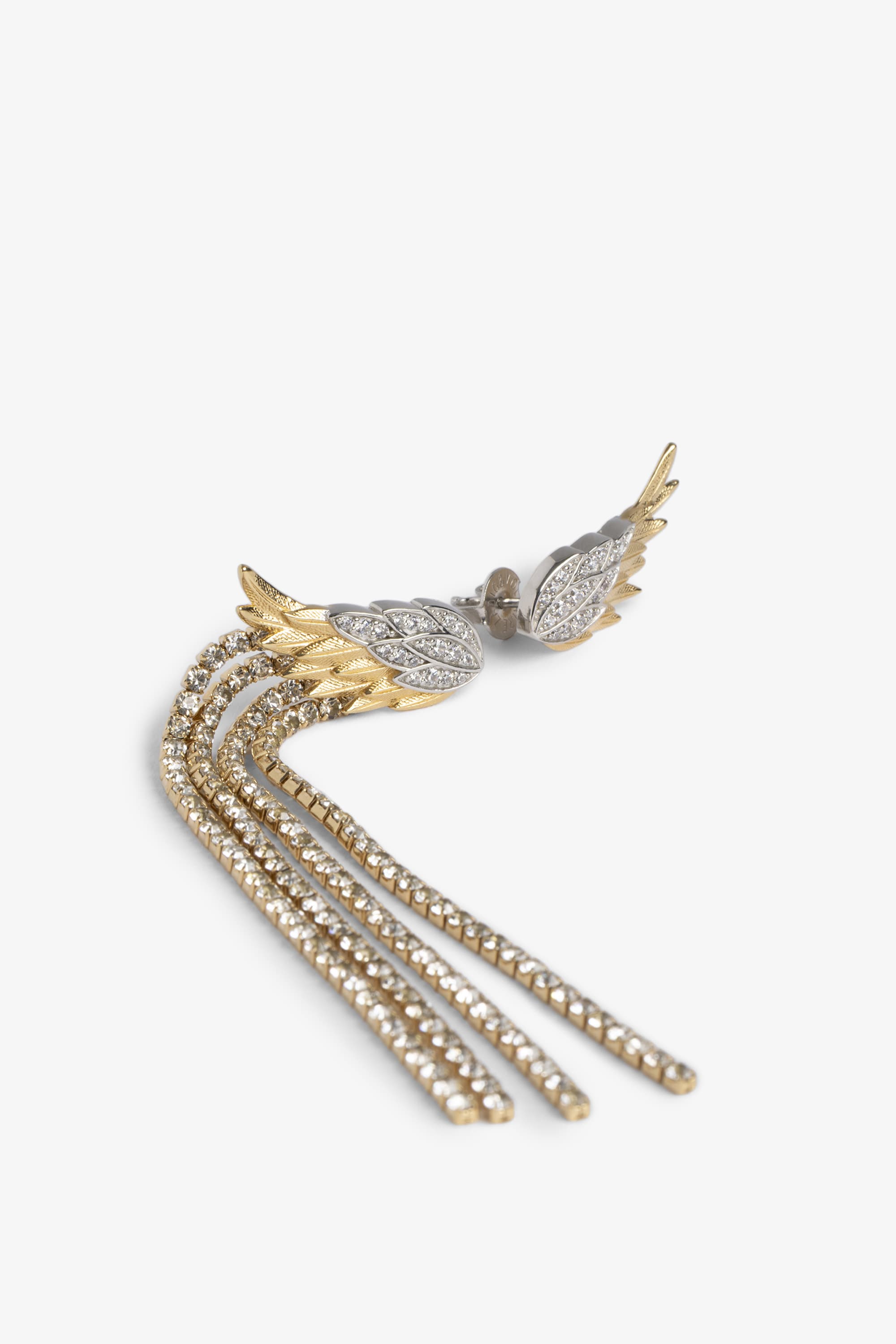 Rock Feather Earring