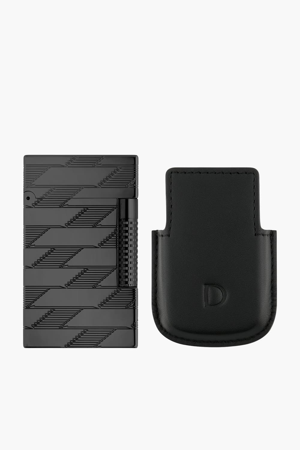 [Limited Set] 모노그램 르글랑 클링 블랙 라이터 + 슬립 케이스