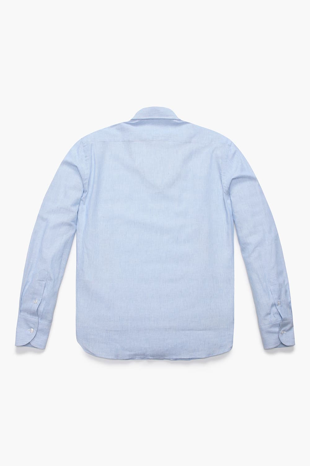린넨 혼방 스트라이프 802 라이트블루 셔츠