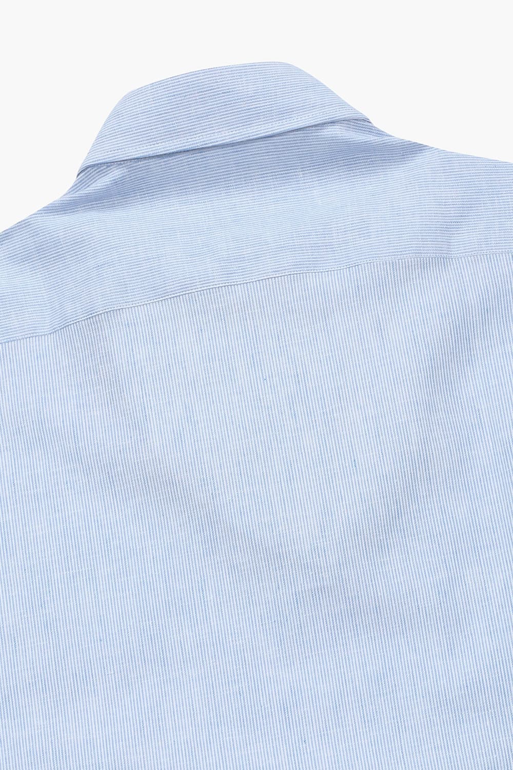 린넨 혼방 스트라이프 802 라이트블루 셔츠