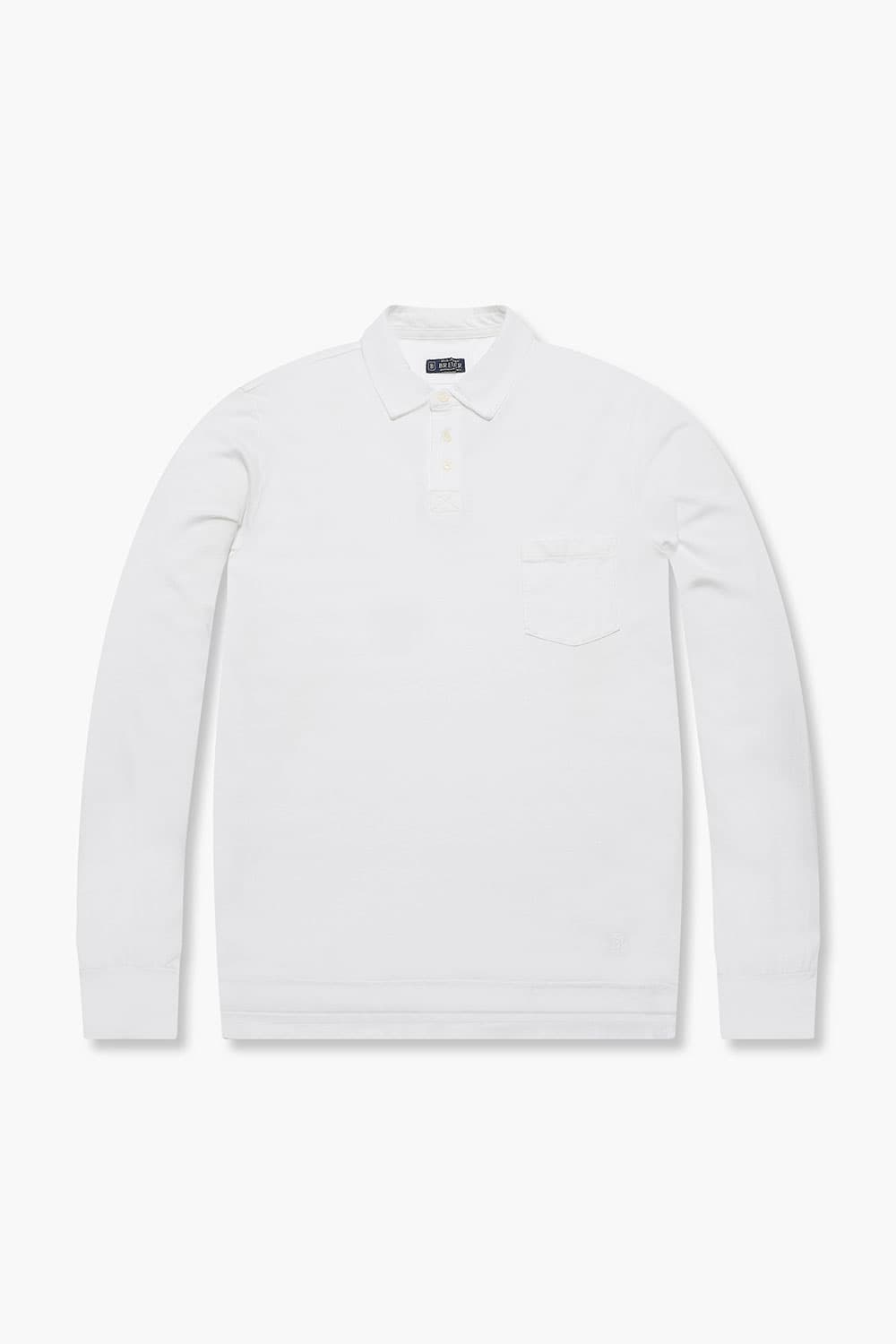 코튼 폴로 긴소매 티셔츠 67880P360009