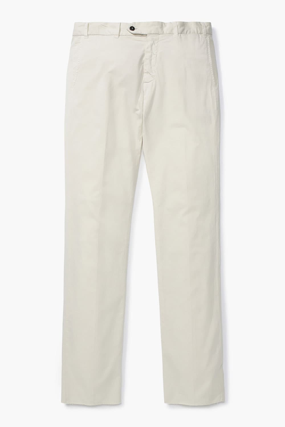코튼 세미와이드 아이보리 팬츠