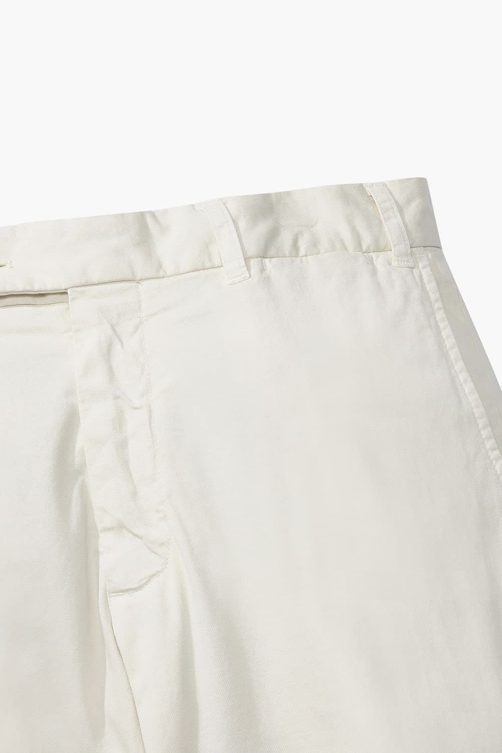 코튼 세미와이드 아이보리 팬츠