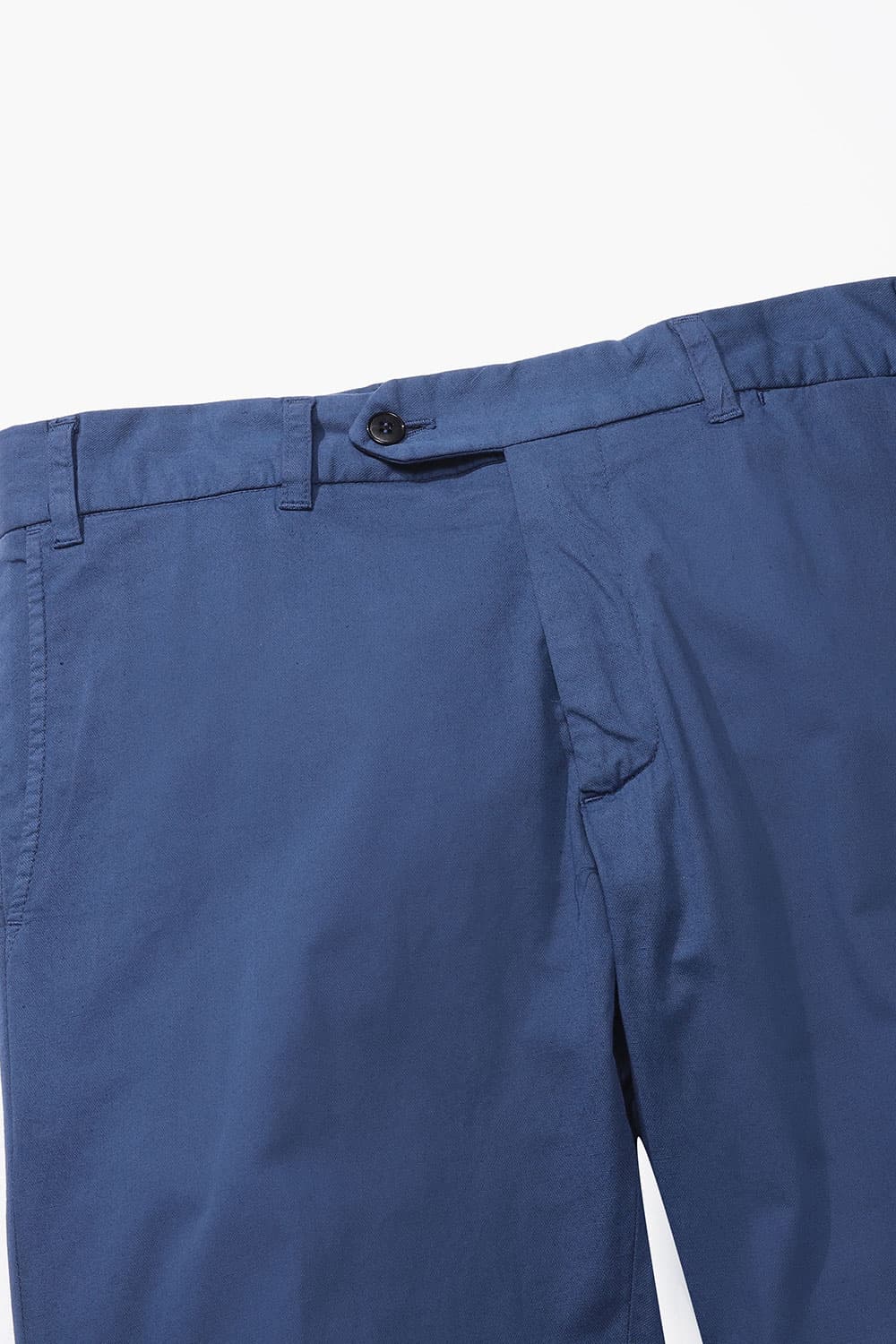 코튼 세미와이드 네이비 팬츠