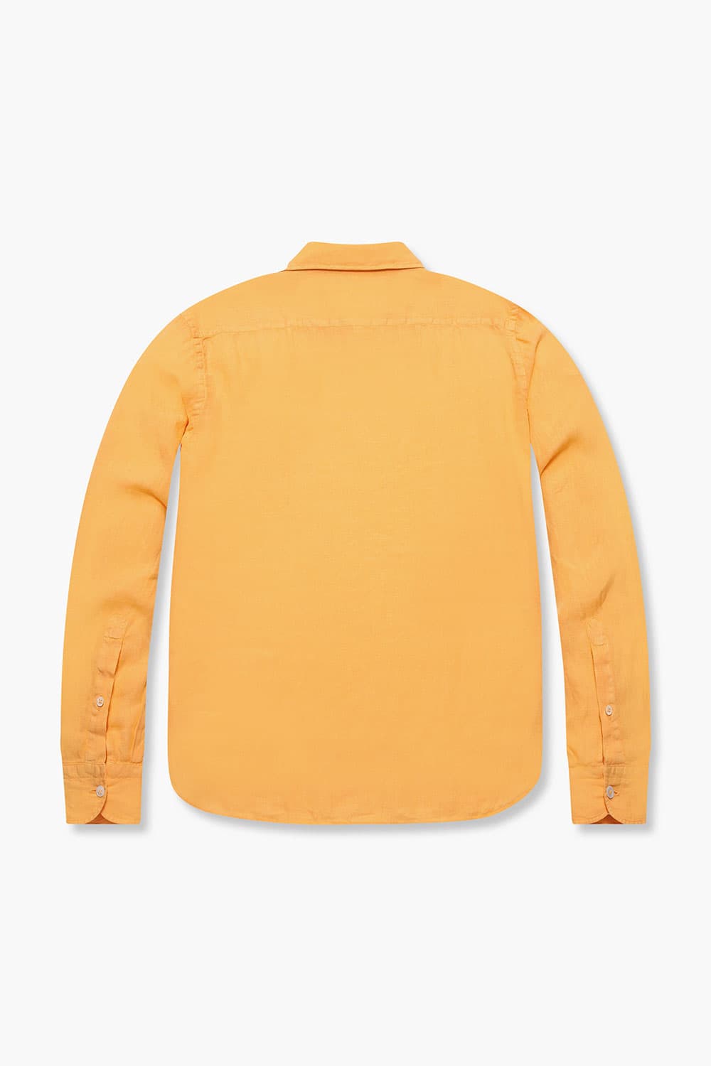 린넨 베이직 107 오렌지 셔츠