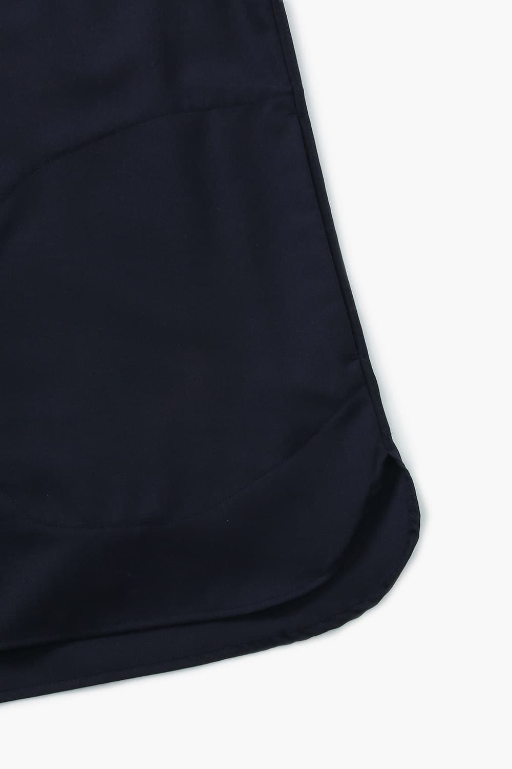 울 투 포켓 오버사이즈 셔츠 CH32 COLD NAV