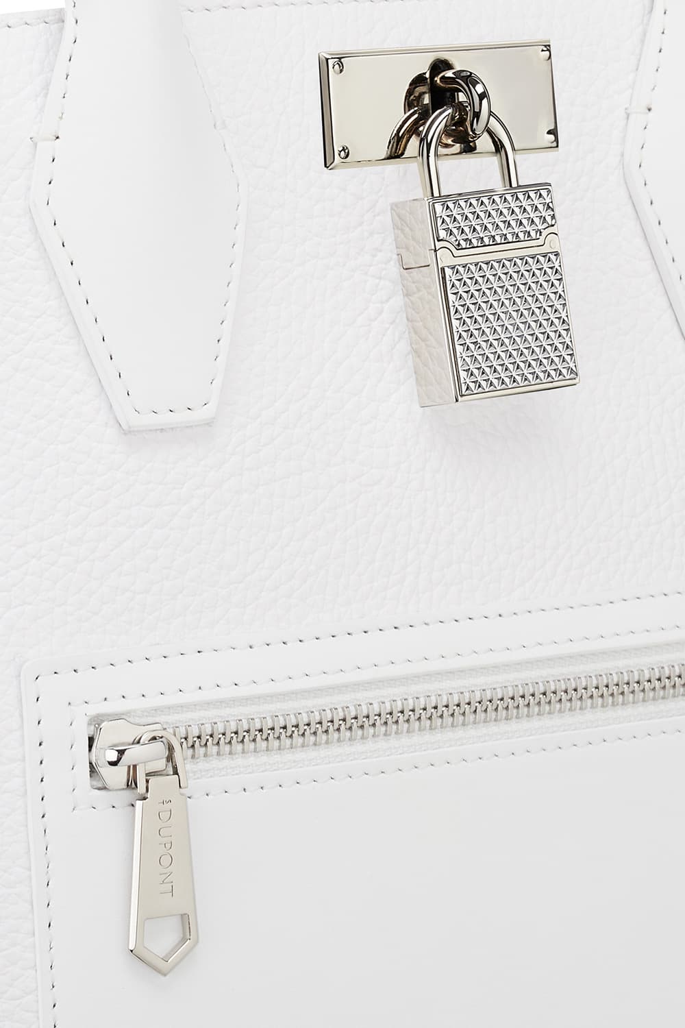 24 리비에라 미디움 토트백 화이트/실버 N1RV262WH1