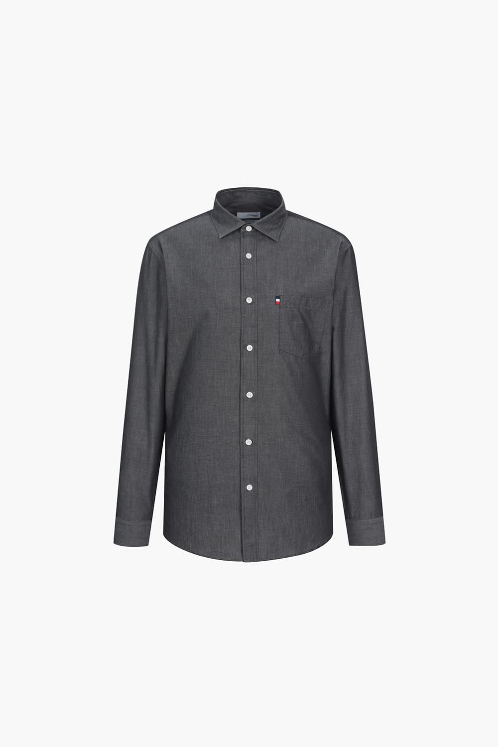 데님라이크 포켓 트리콜로르 956 뉴 캐주얼 셔츠 그레이 SE4SM22LS956SGY