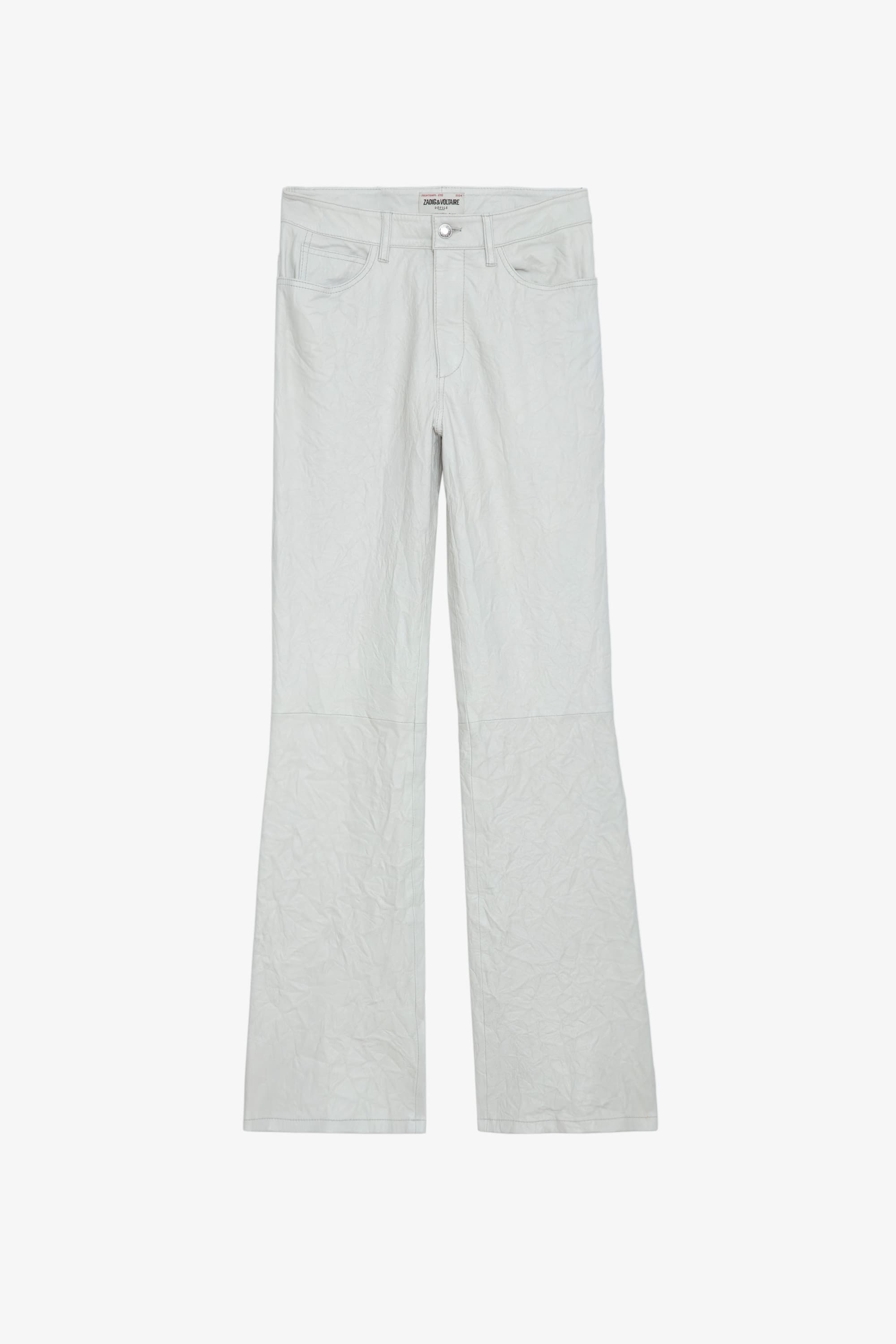 Pistol Crinkled Leather Pants