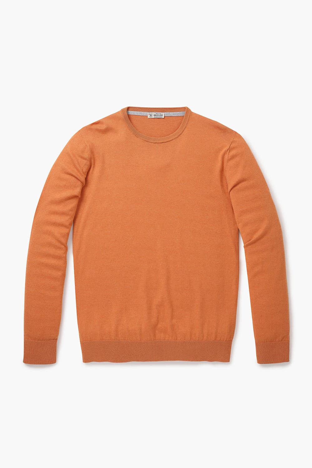 코튼 솔리드 라운드 니트 오렌지 RE4SMBAKN101R40