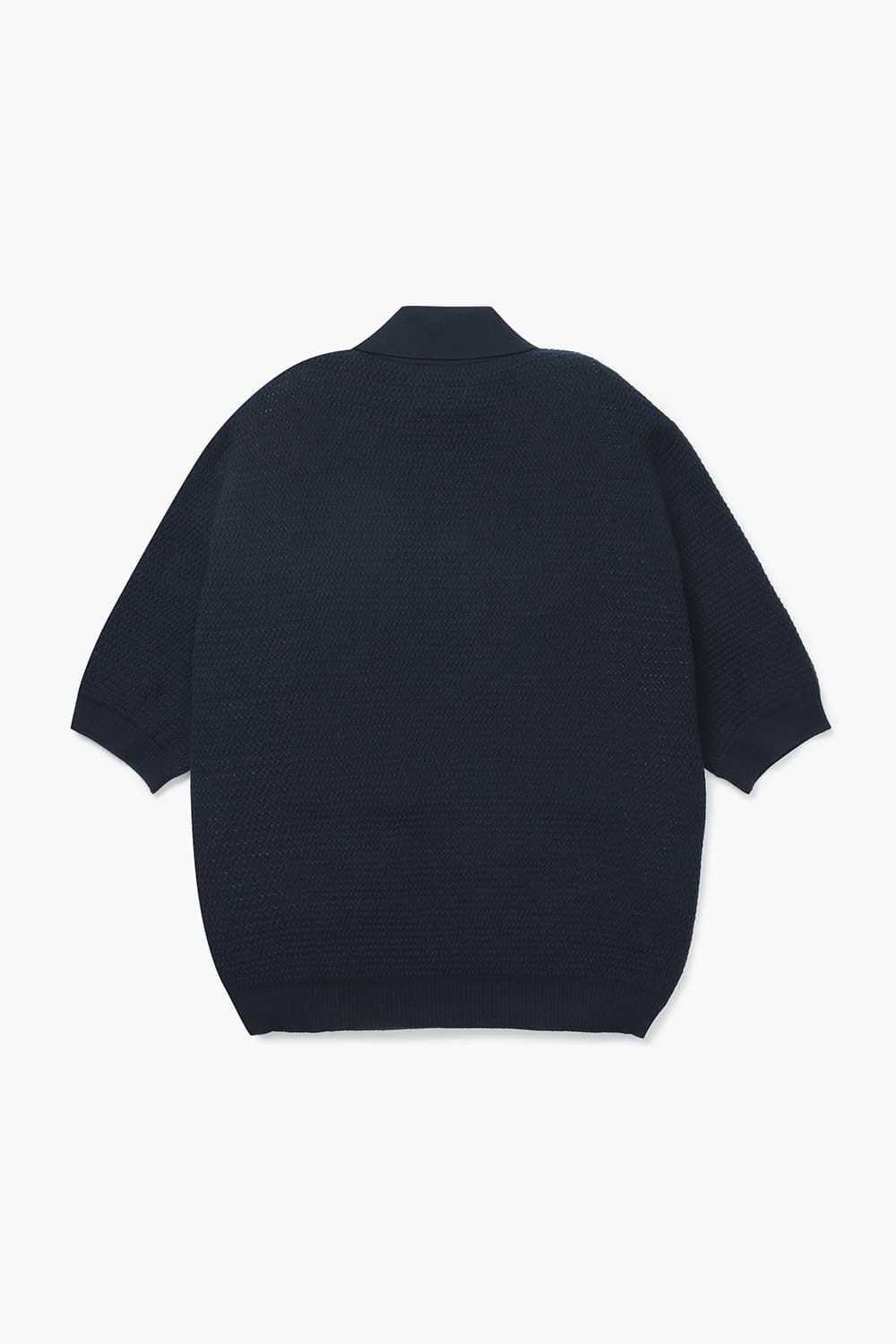 HONEYCOMB 코튼 폴로 반소매 니트 MA40 ORGANIC NAV