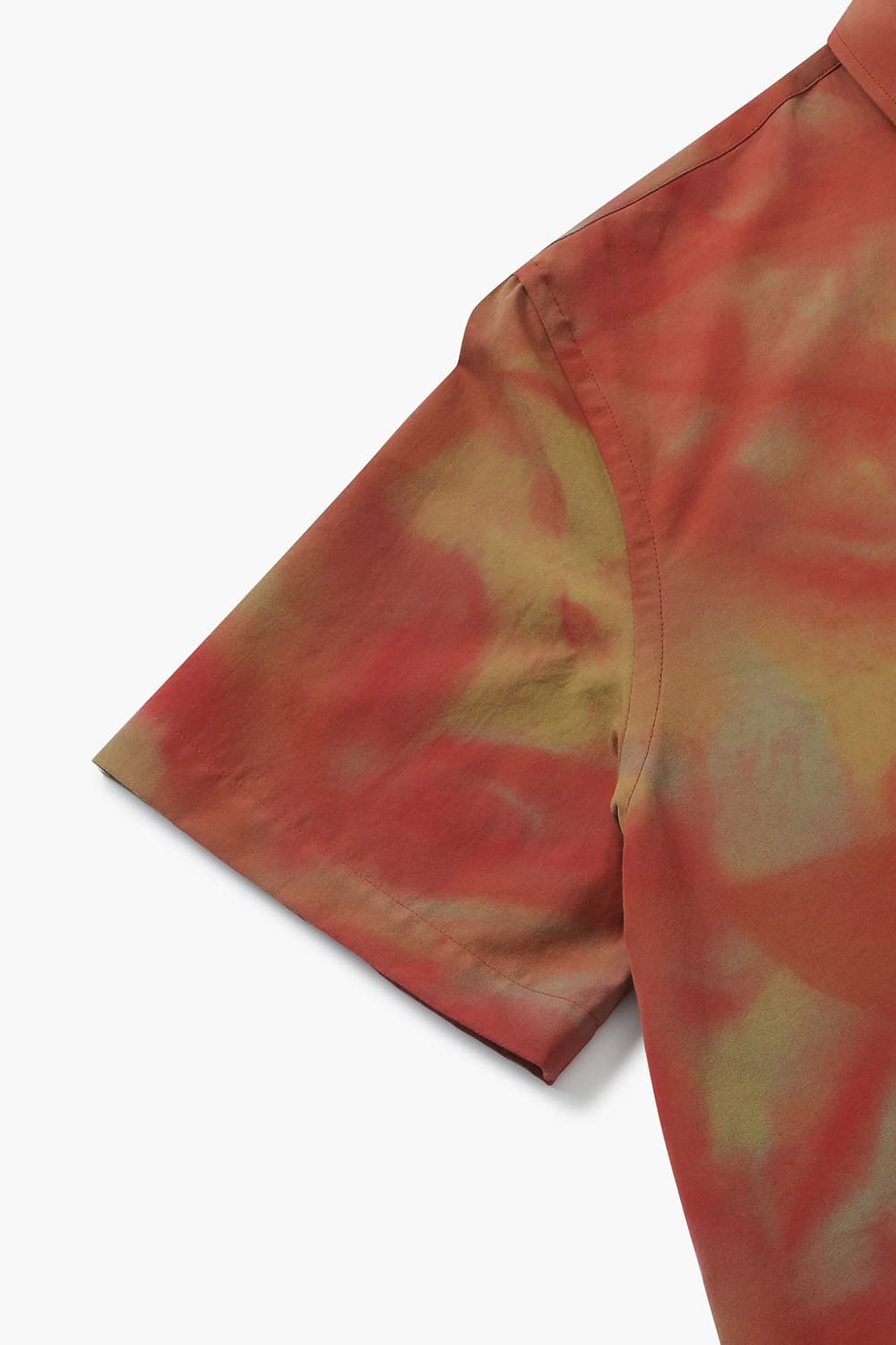 코튼 타이다이 캠프 카라 반소매 셔츠 CH27 TIE-DYE SNR