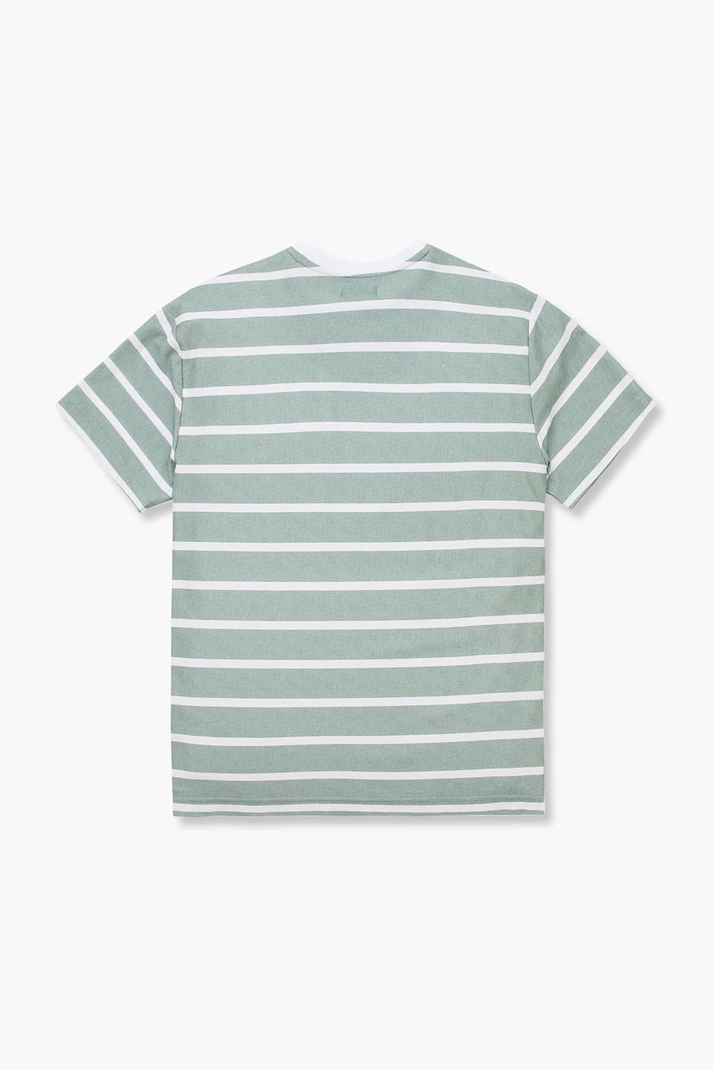 코튼 스트라이프 크루넥 반소매 티셔츠 65012P462207