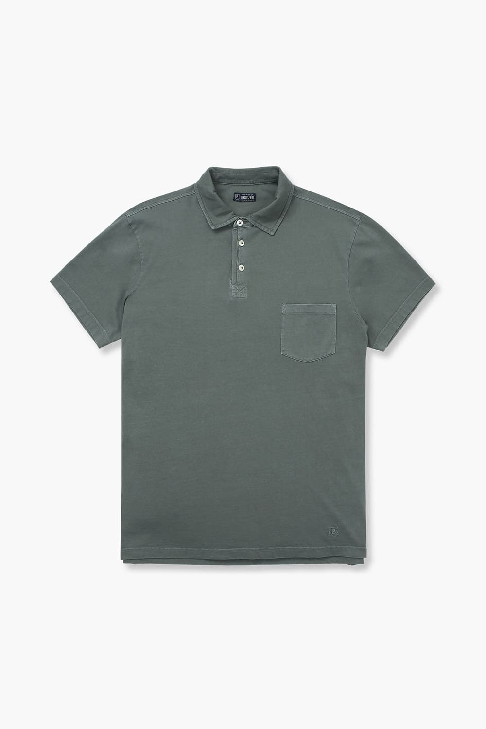 코튼 버튼 다운 포켓 반소매 티셔츠 69170P461810