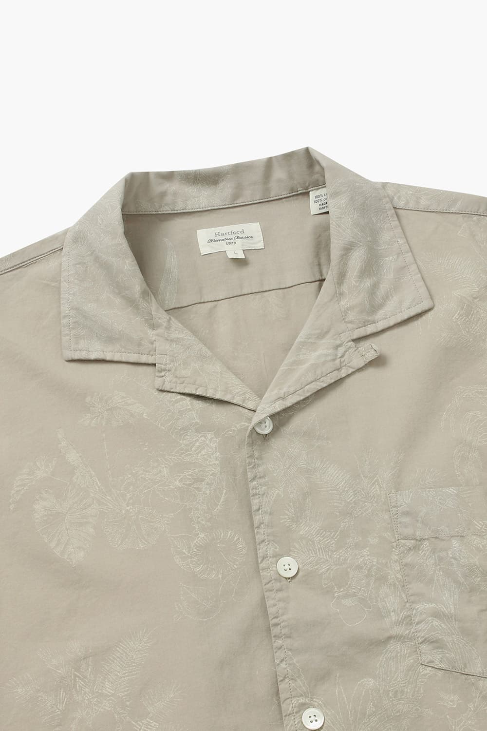 코튼 웨스턴 포켓 테일러드 카라 반소매 셔츠 BB04039 53