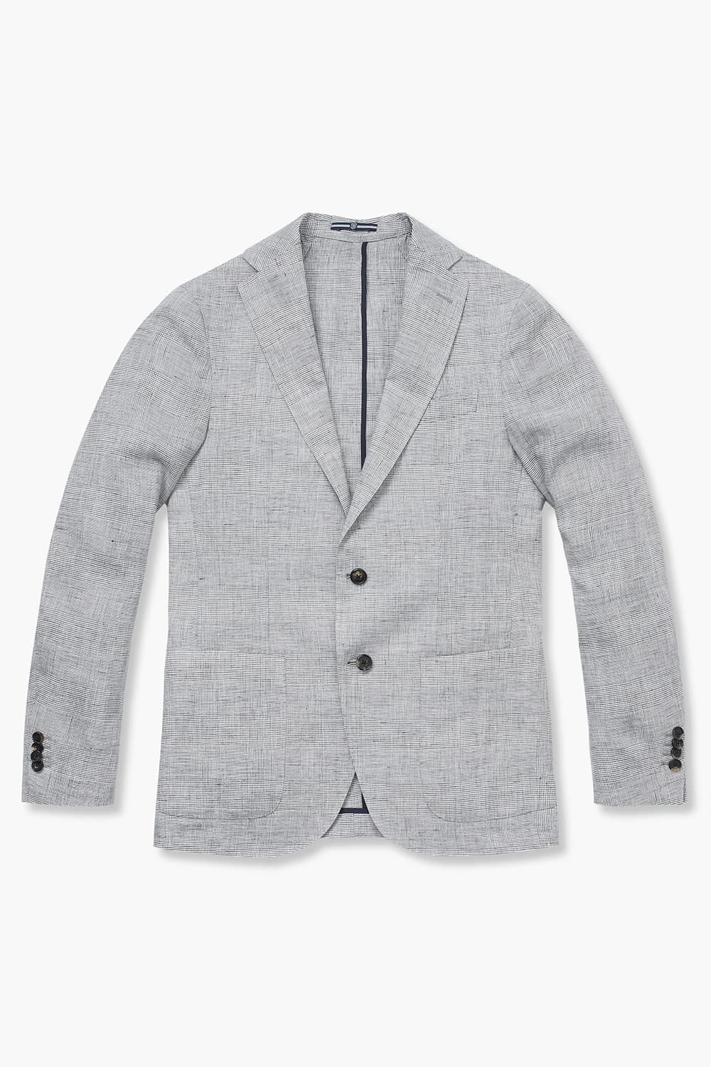 린넨 100 체크 SALENTO 자켓 그레이 RE4SMBAJA210R90