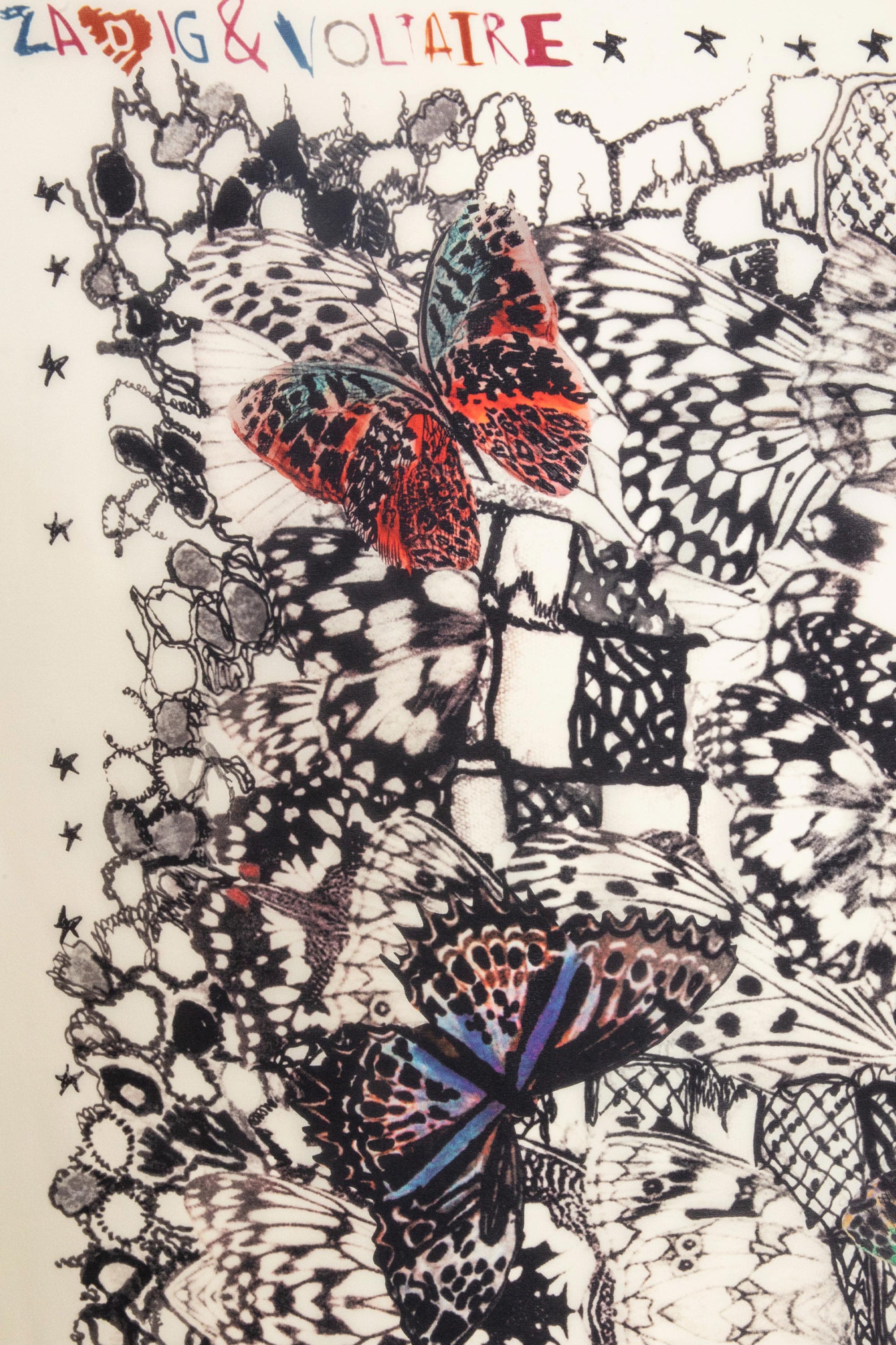 Blondie Butterfly Silk Scarf