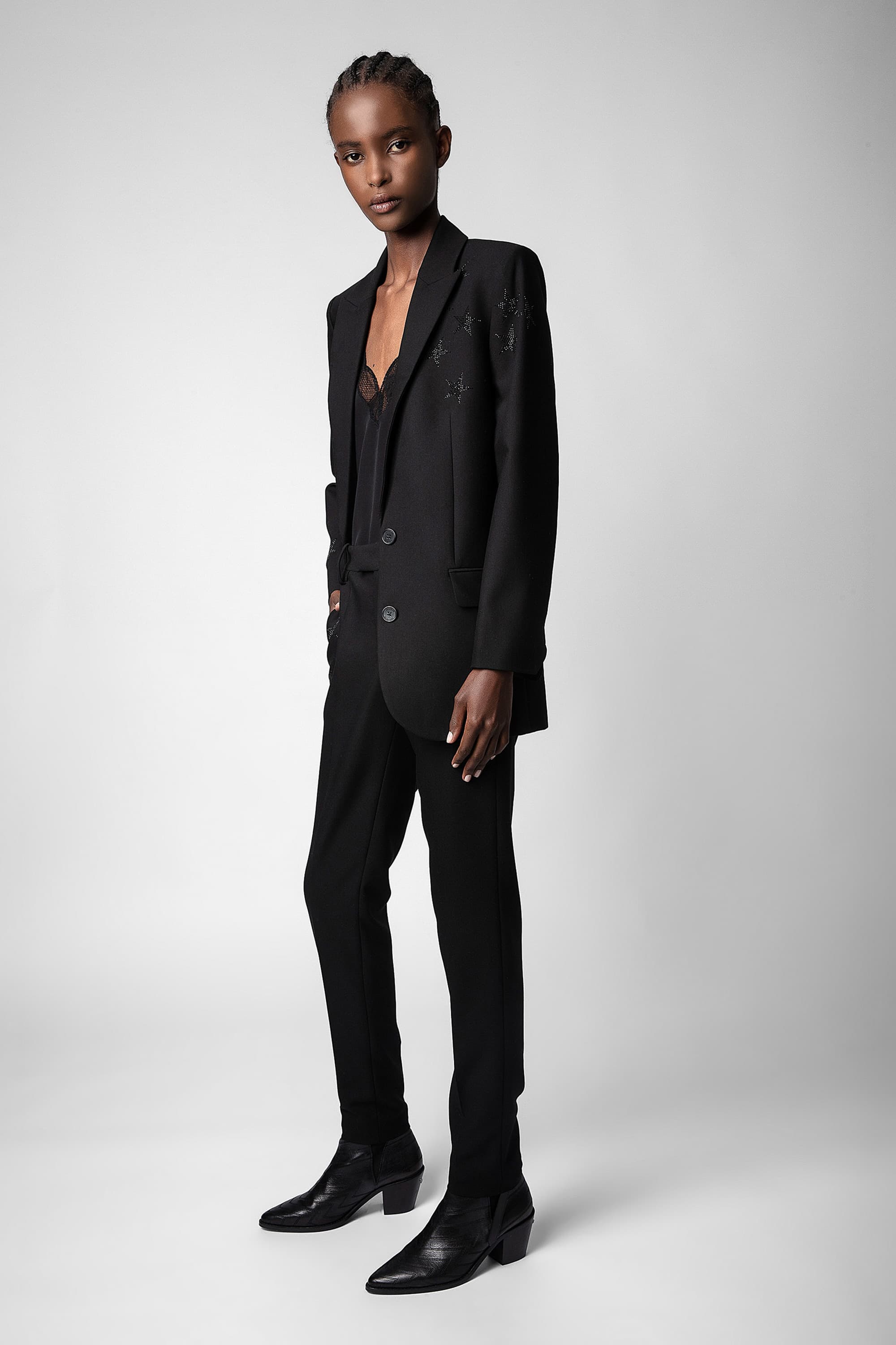 Prune Strass Star Pants