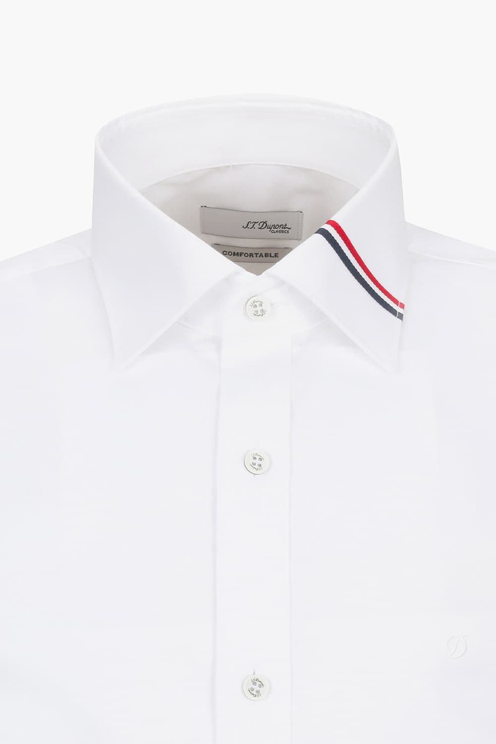 카라 커프스 트리콜로르 952 컴포터블 셔츠 화이트 SE4FM22LS952SWH