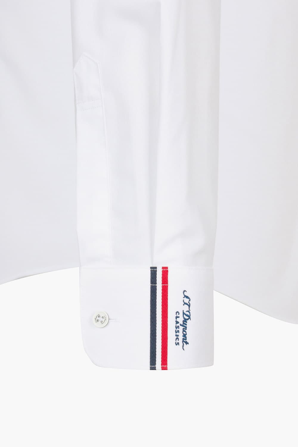 카라 커프스 트리콜로르 952 컴포터블 셔츠 화이트 SE4FM22LS952SWH