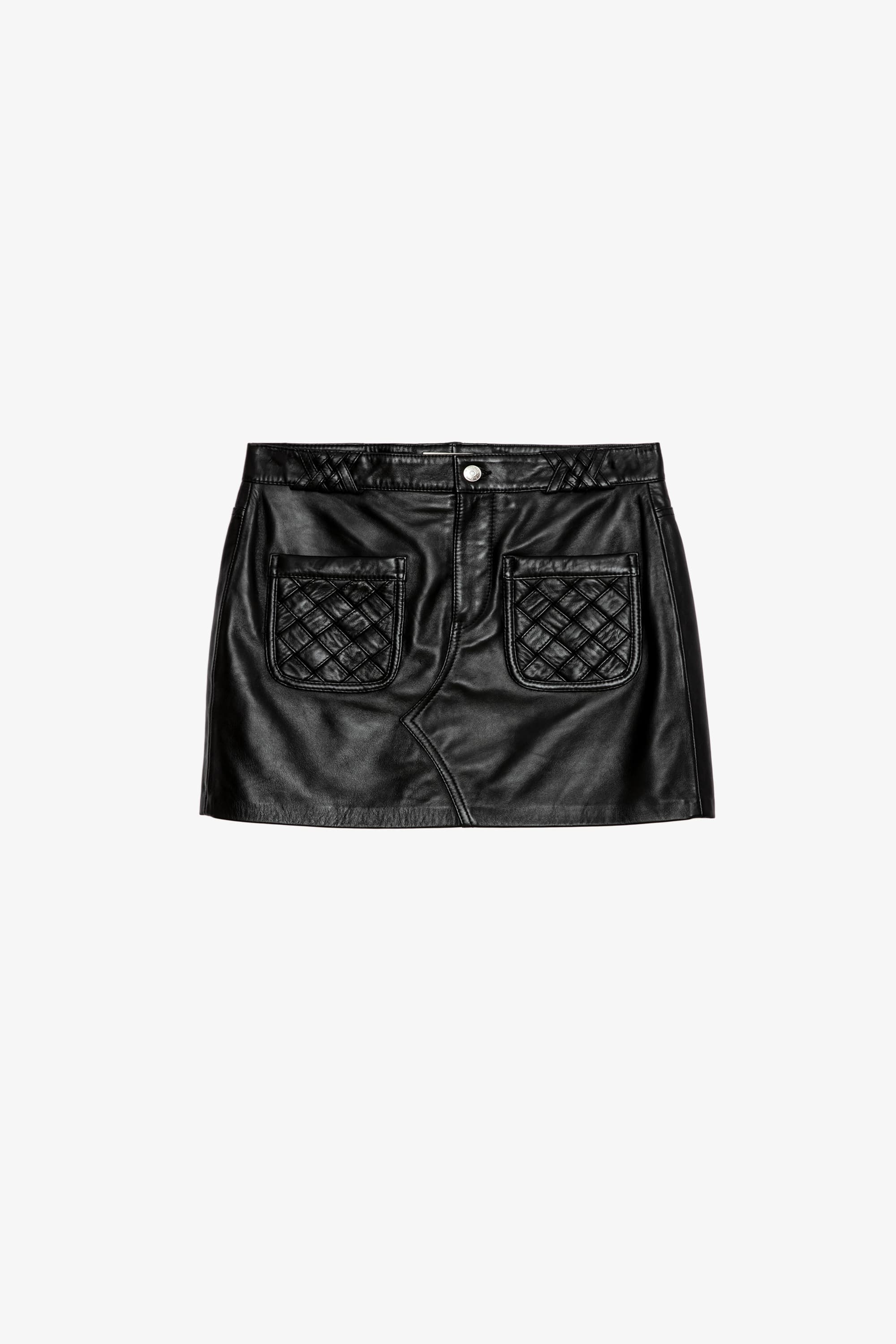 Joana Leather Skirt