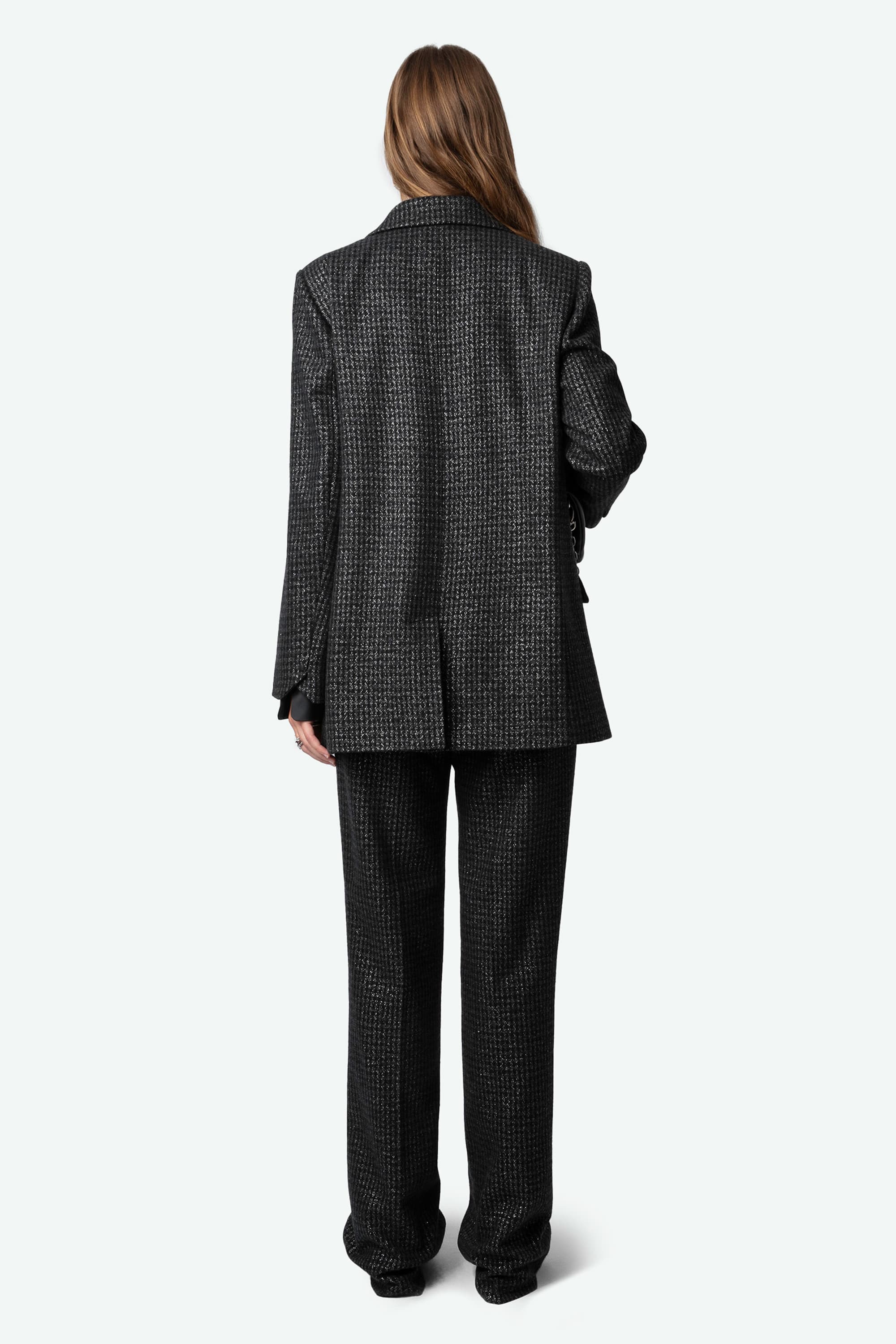 Pistol Check Wool Pants