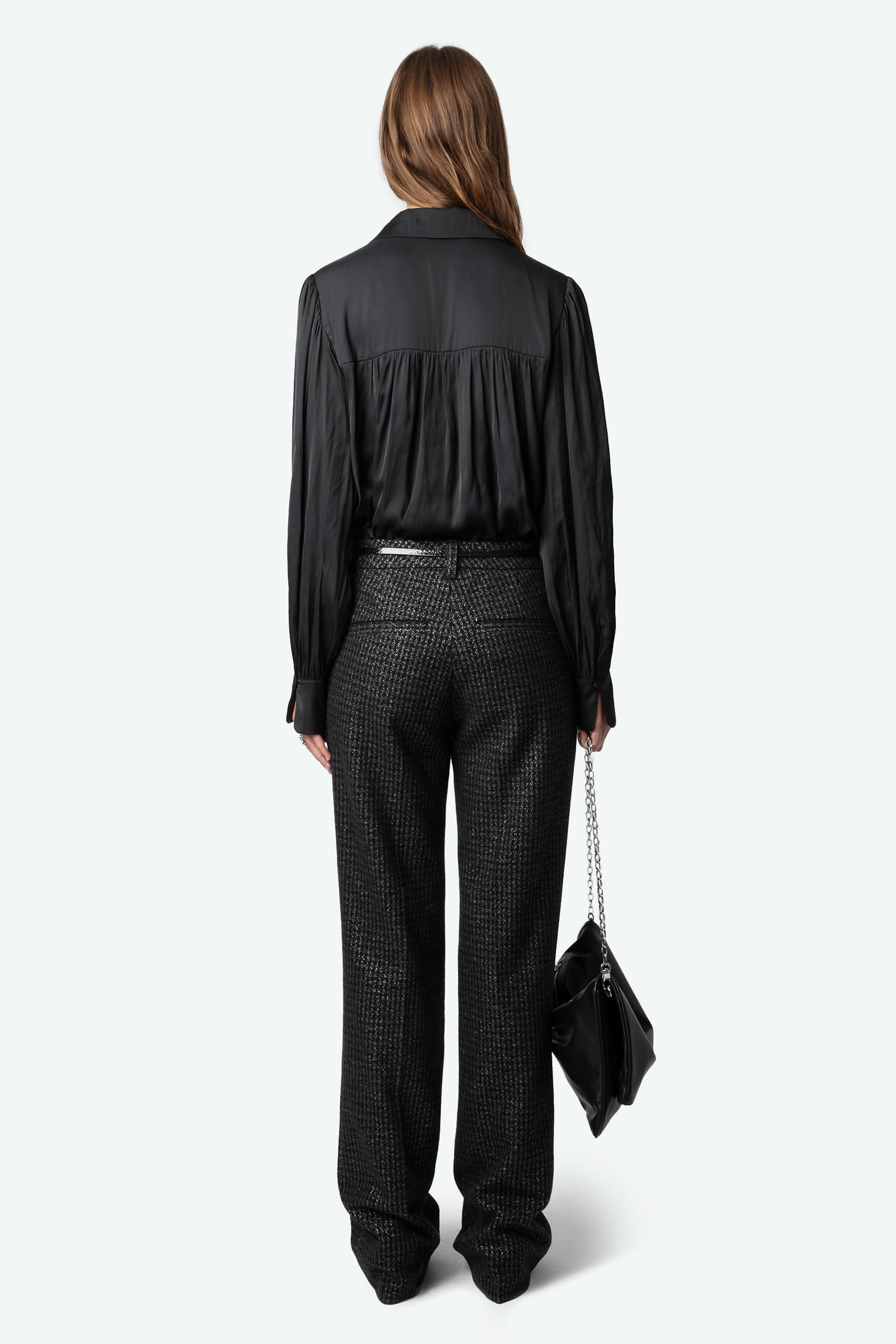 Pistol Check Wool Pants