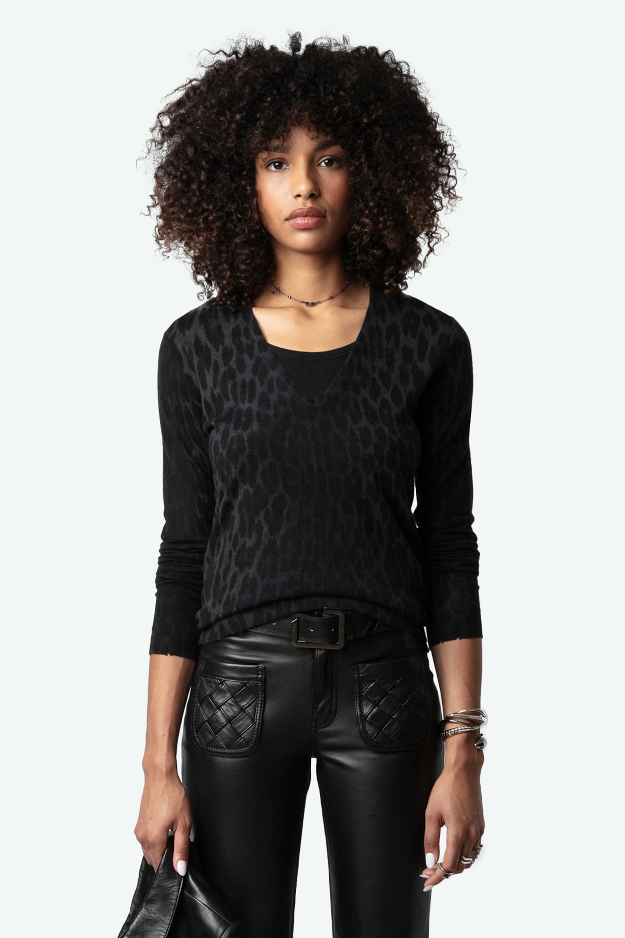 Rivy Leopard Cashmere Knit