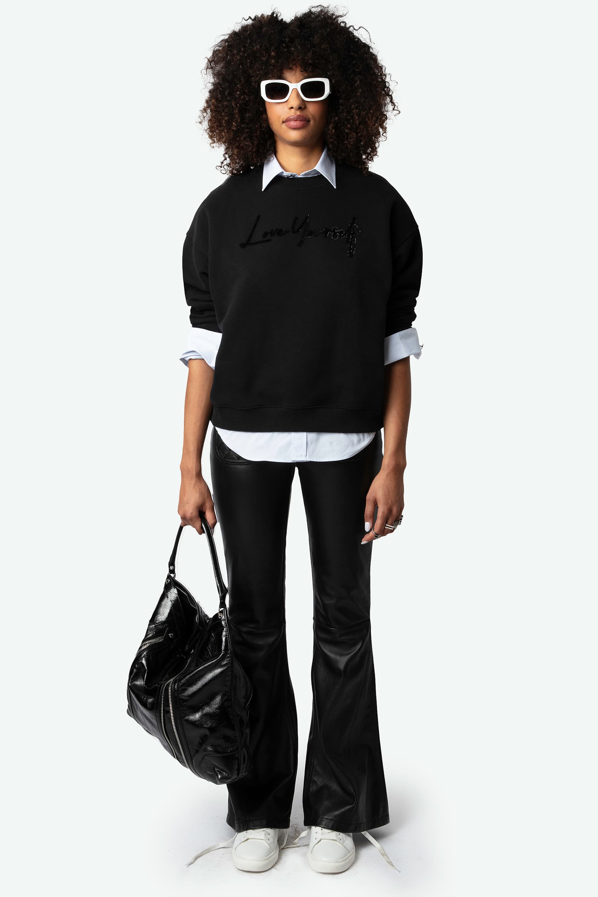 Oscar Love Yourself Strass Sweatshirt