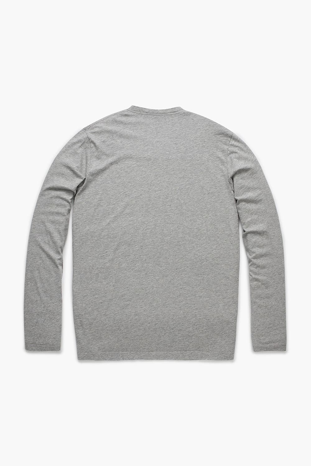 코튼 100 HENLEY LS 티셔츠 그레이 QE4FMHTTE101Q90