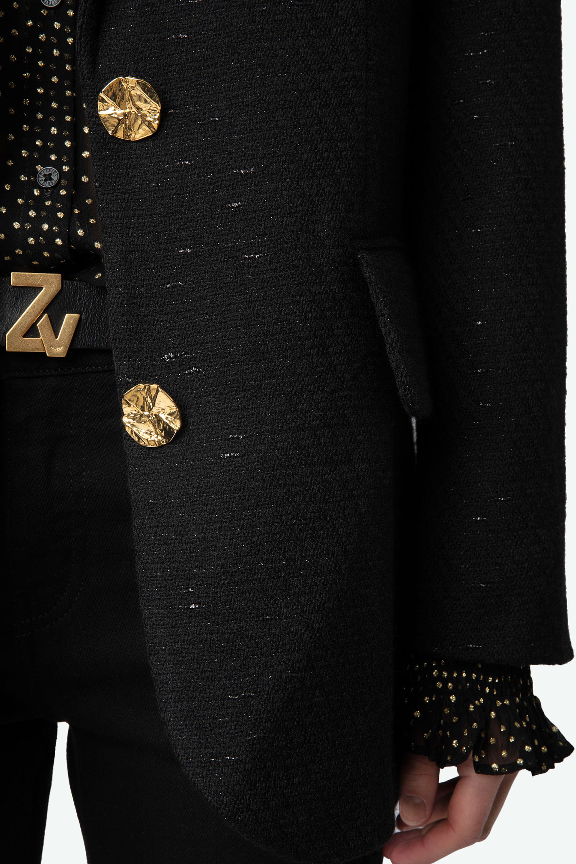 Vicka Tweed Wool Jacket