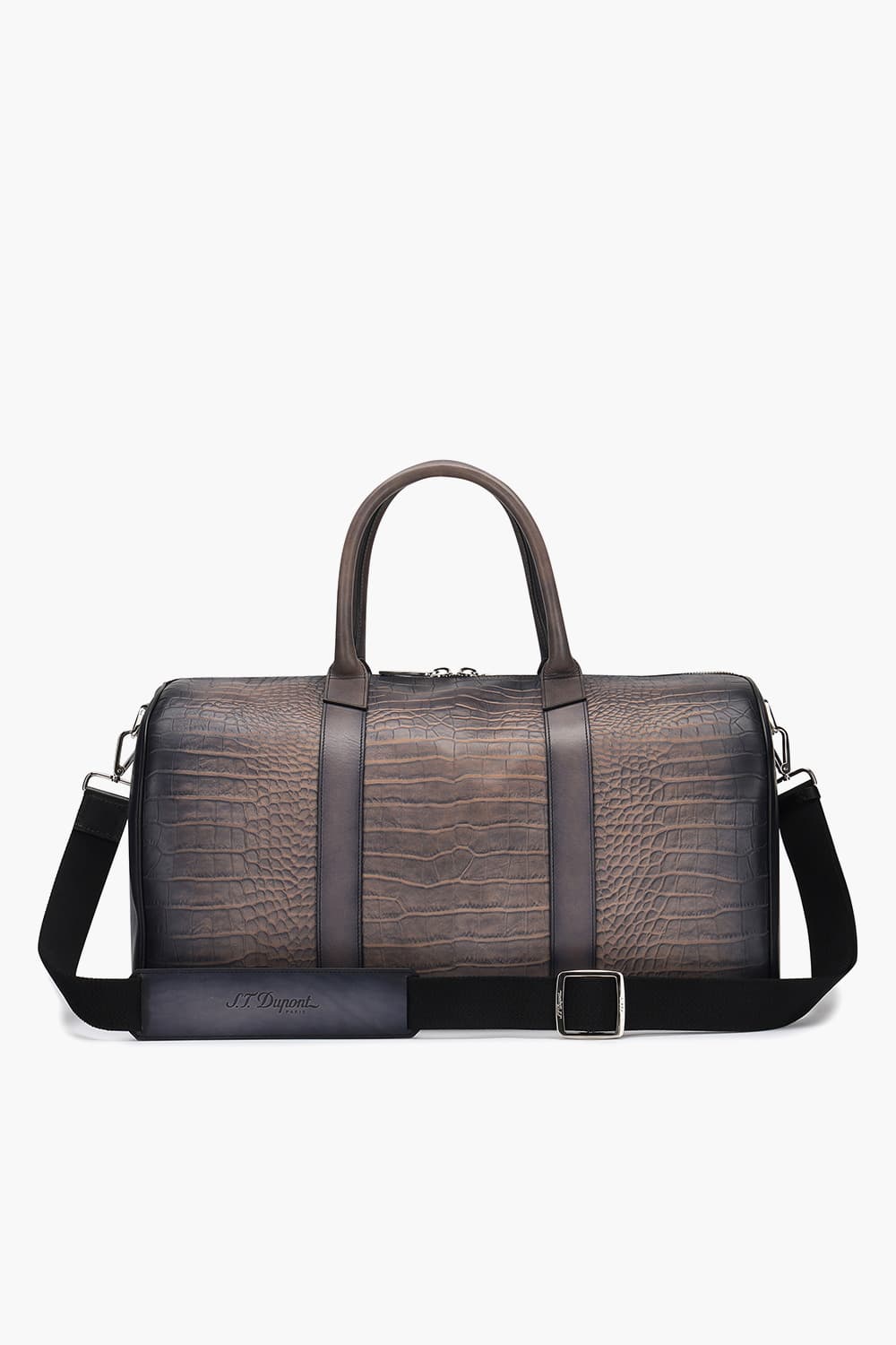 24 르글랑 아뜰리에 크로코패턴 트래블백 블랙 CG191576Z