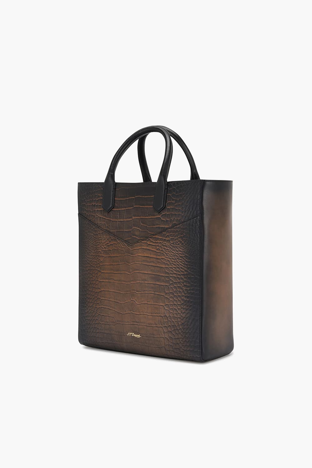 24 르글랑 아뜰리에 크로코패턴 토트백(와인&시가백) 하바나 CG141455Z