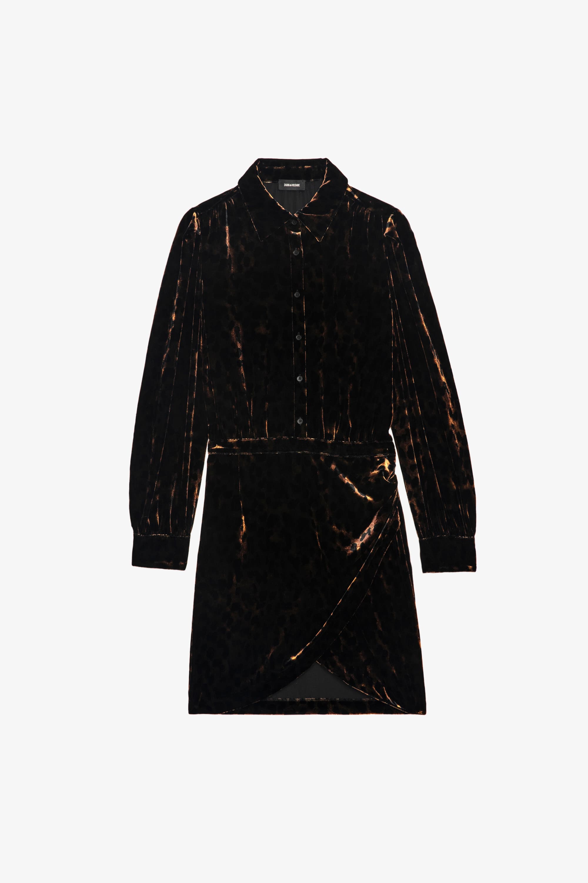 Rulipe Leopard Velvet Dress