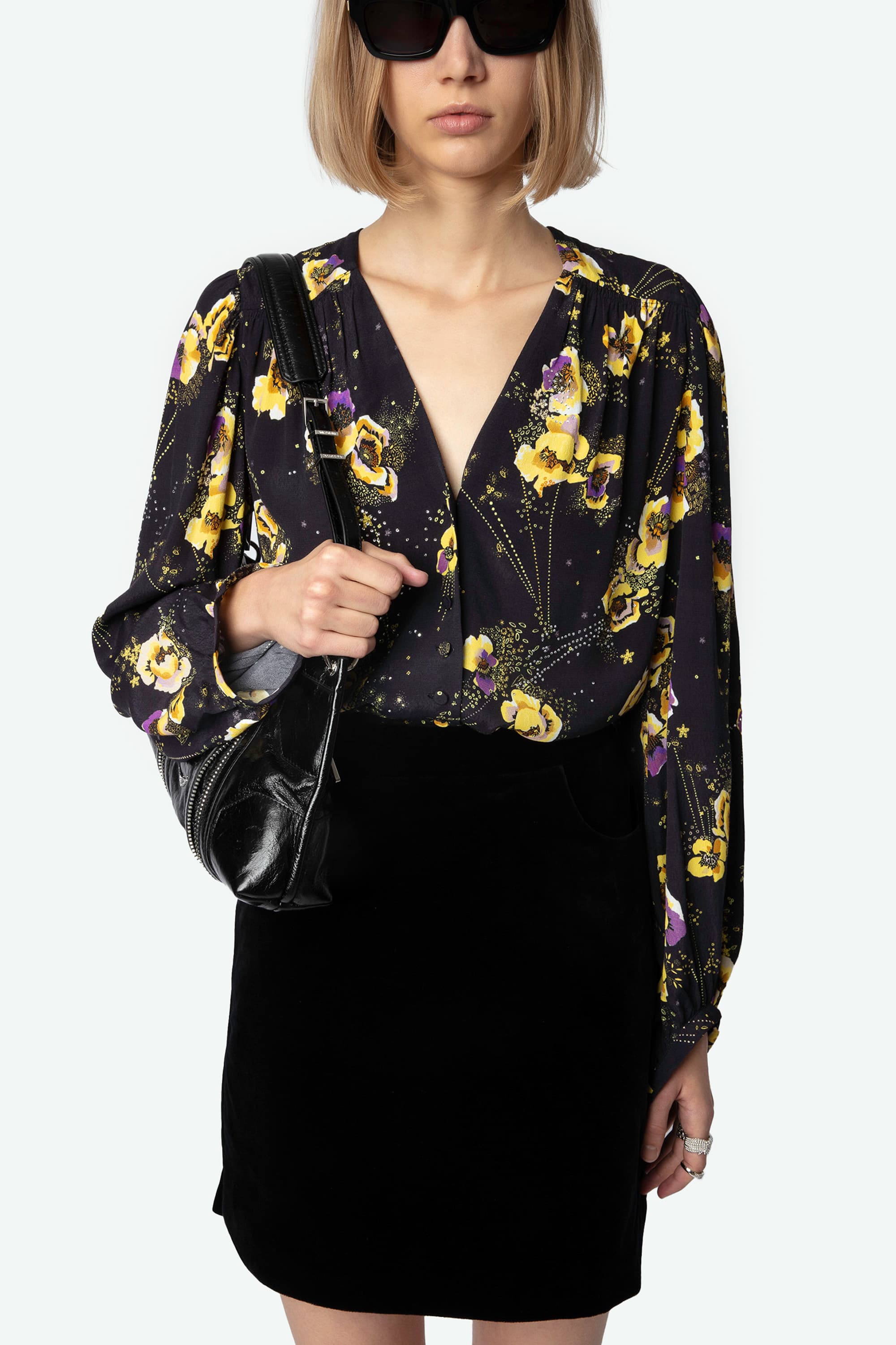 Turin Flower Strass Shirt
