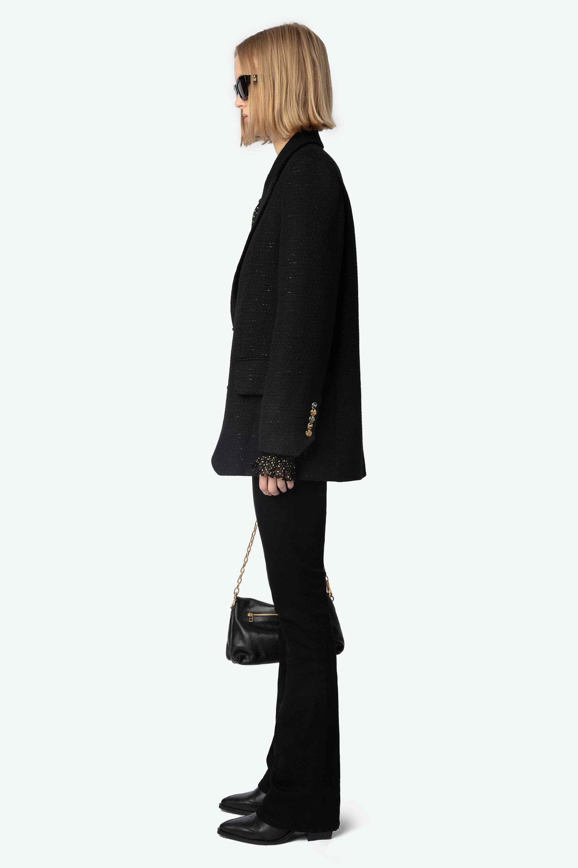 Vicka Tweed Wool Jacket