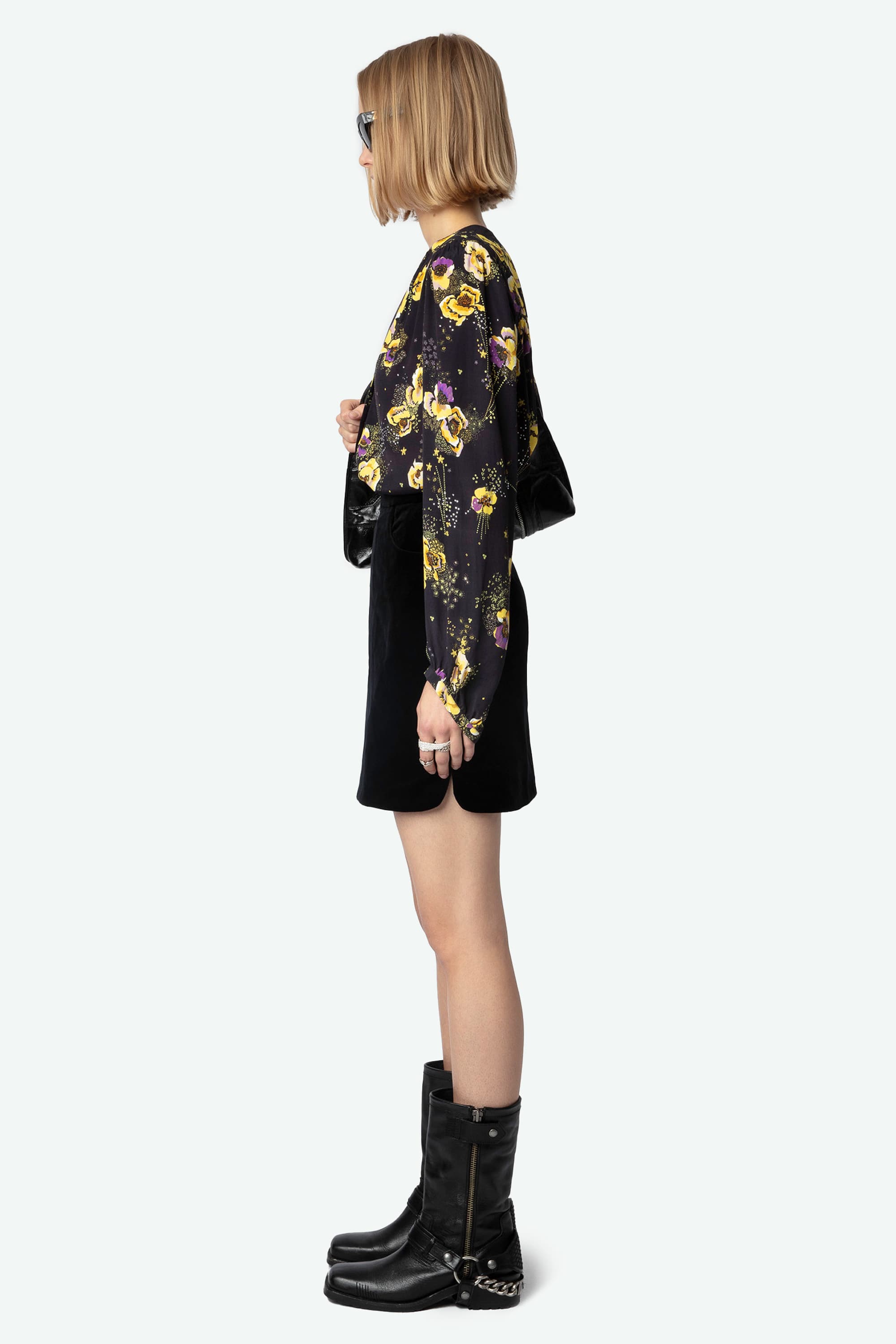 Turin Flower Strass Shirt