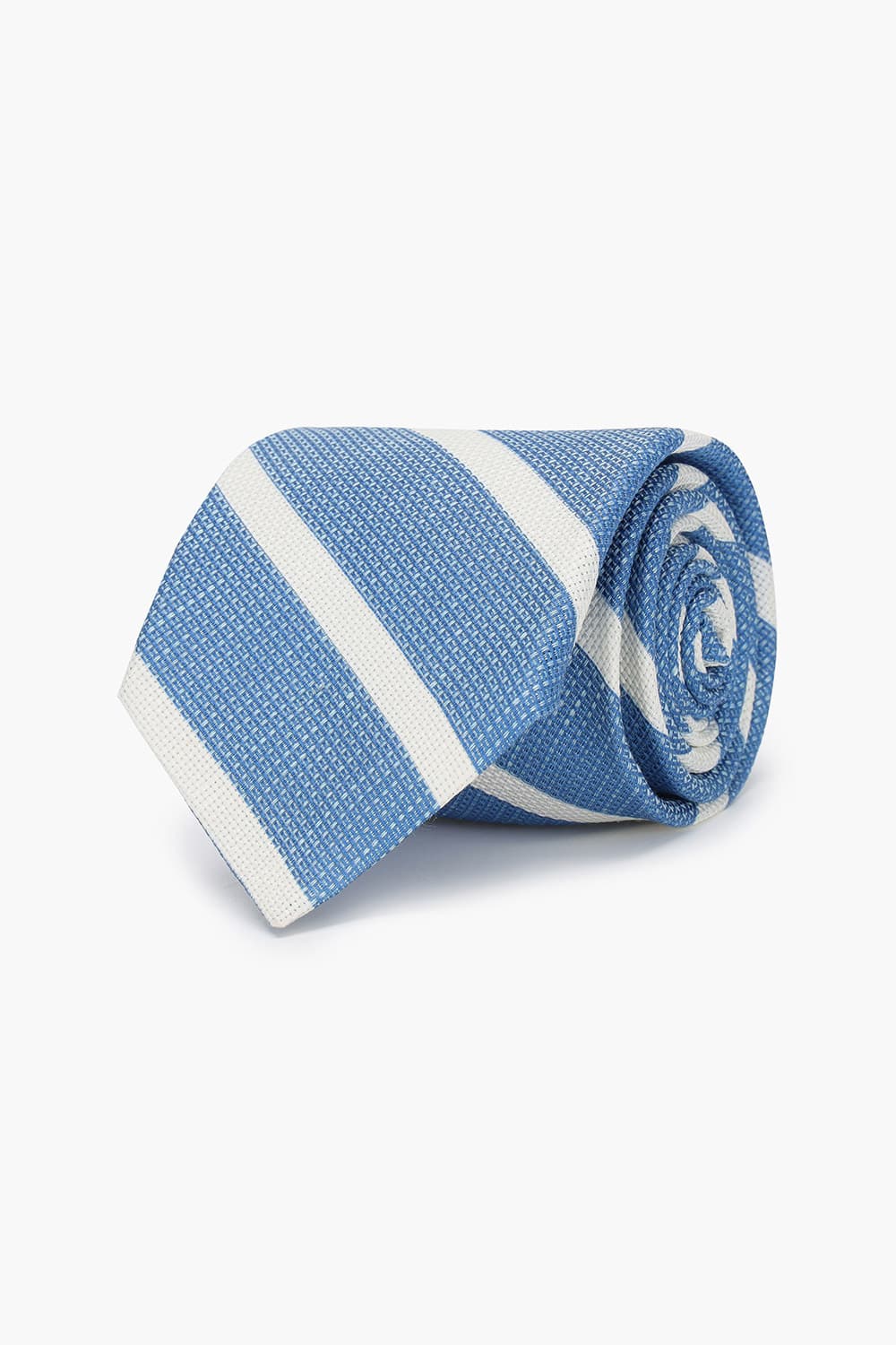 린넨 혼방 스트라이프 넥타이 02362P721603