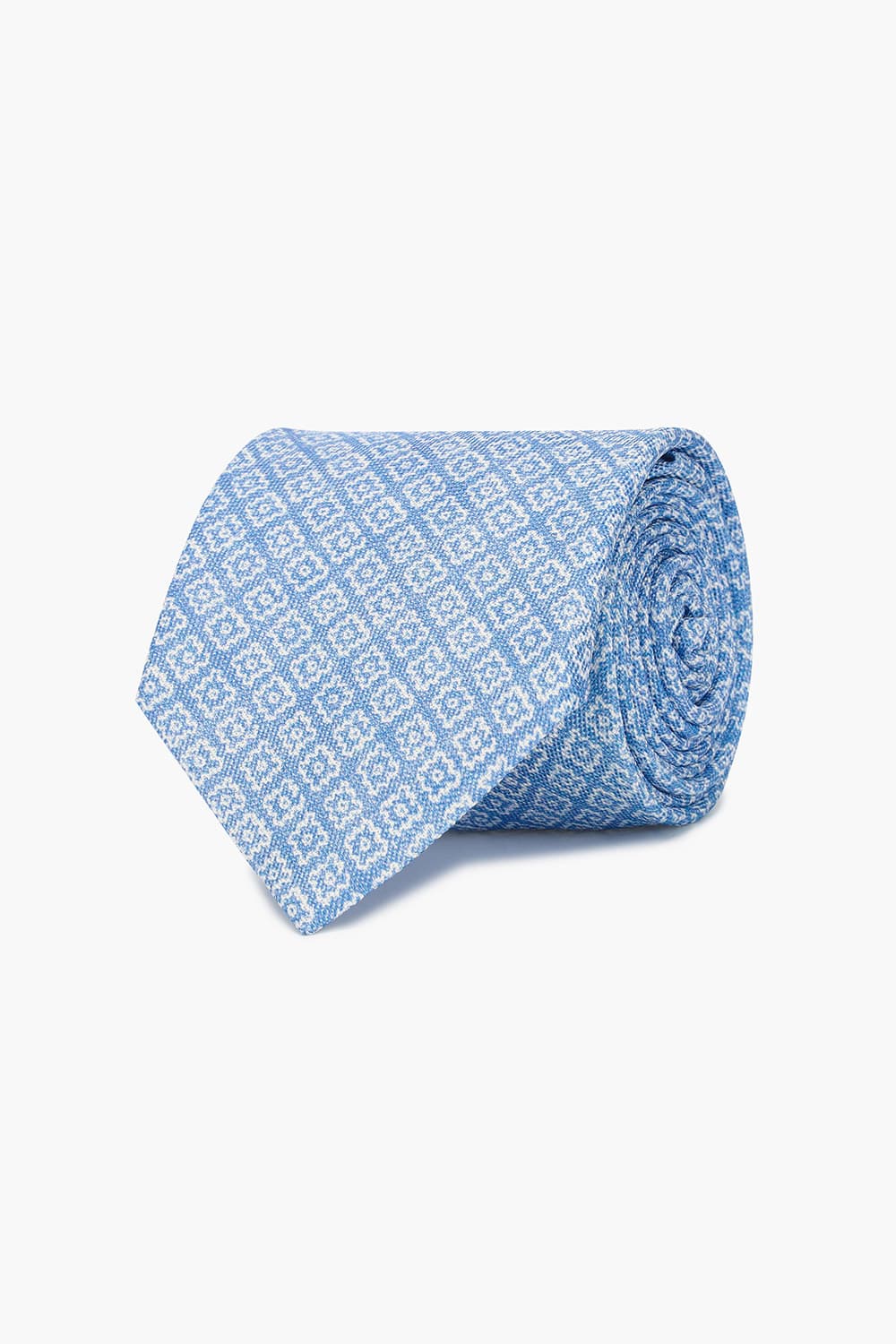 실크 플라워 자수 넥타이 01007P714111