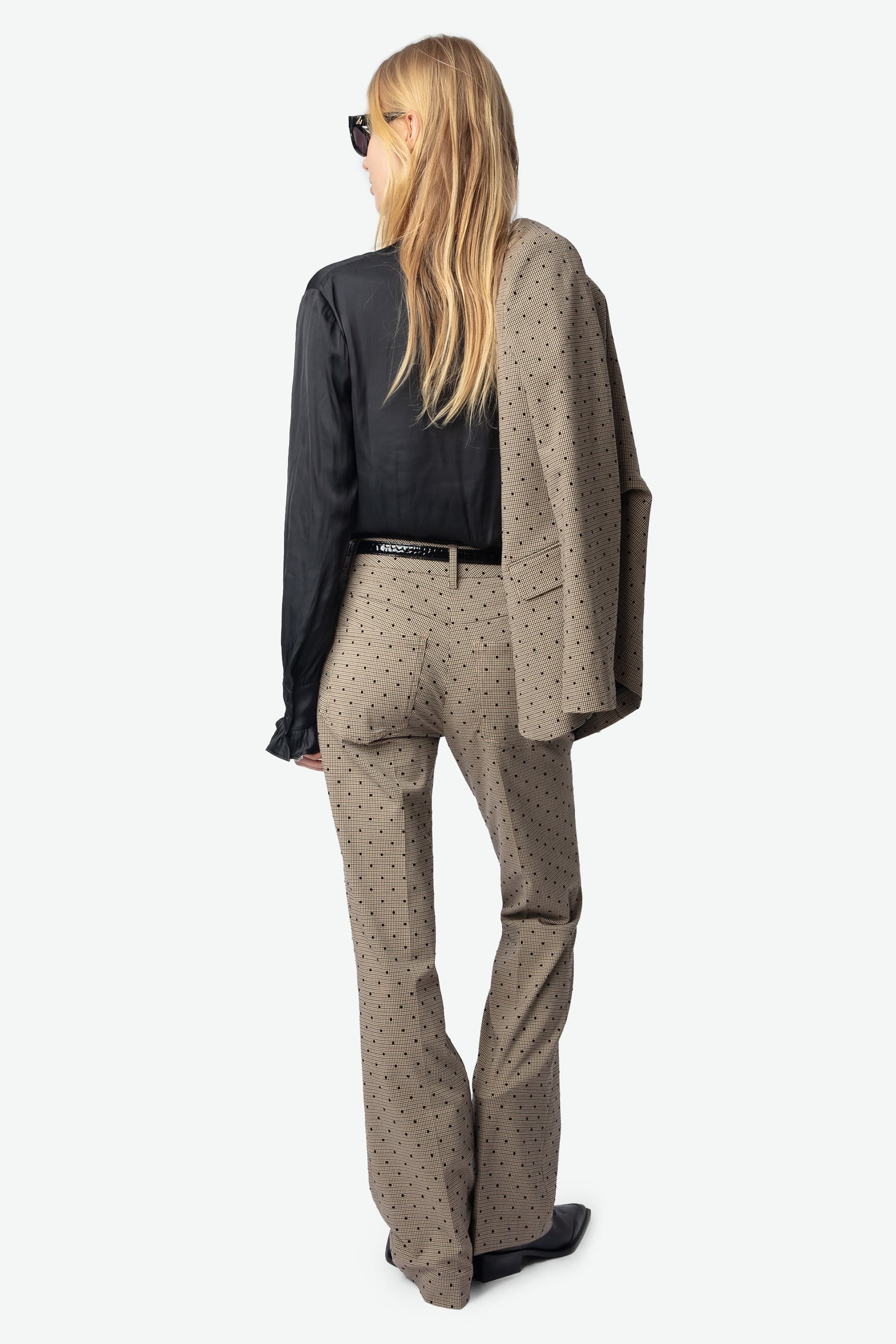 Pistol Check Dotted Pants