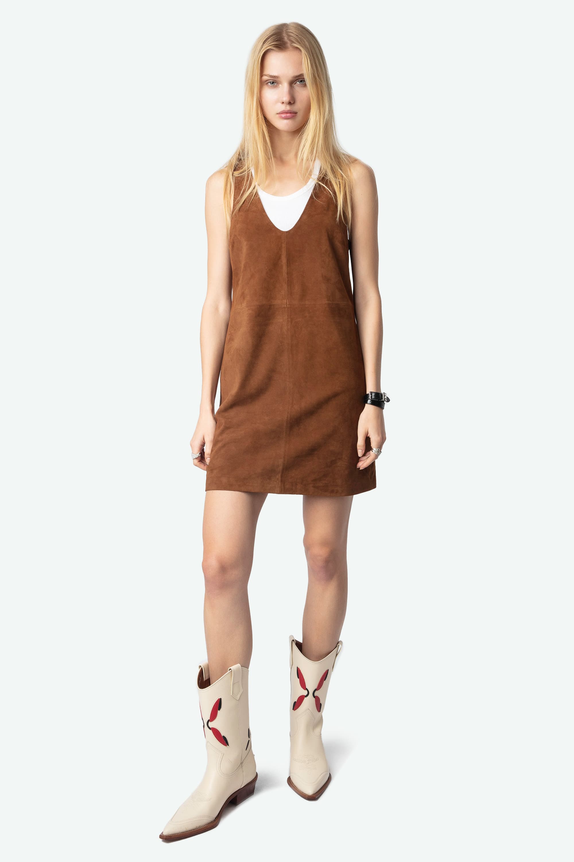 Rasha Suede Dress
