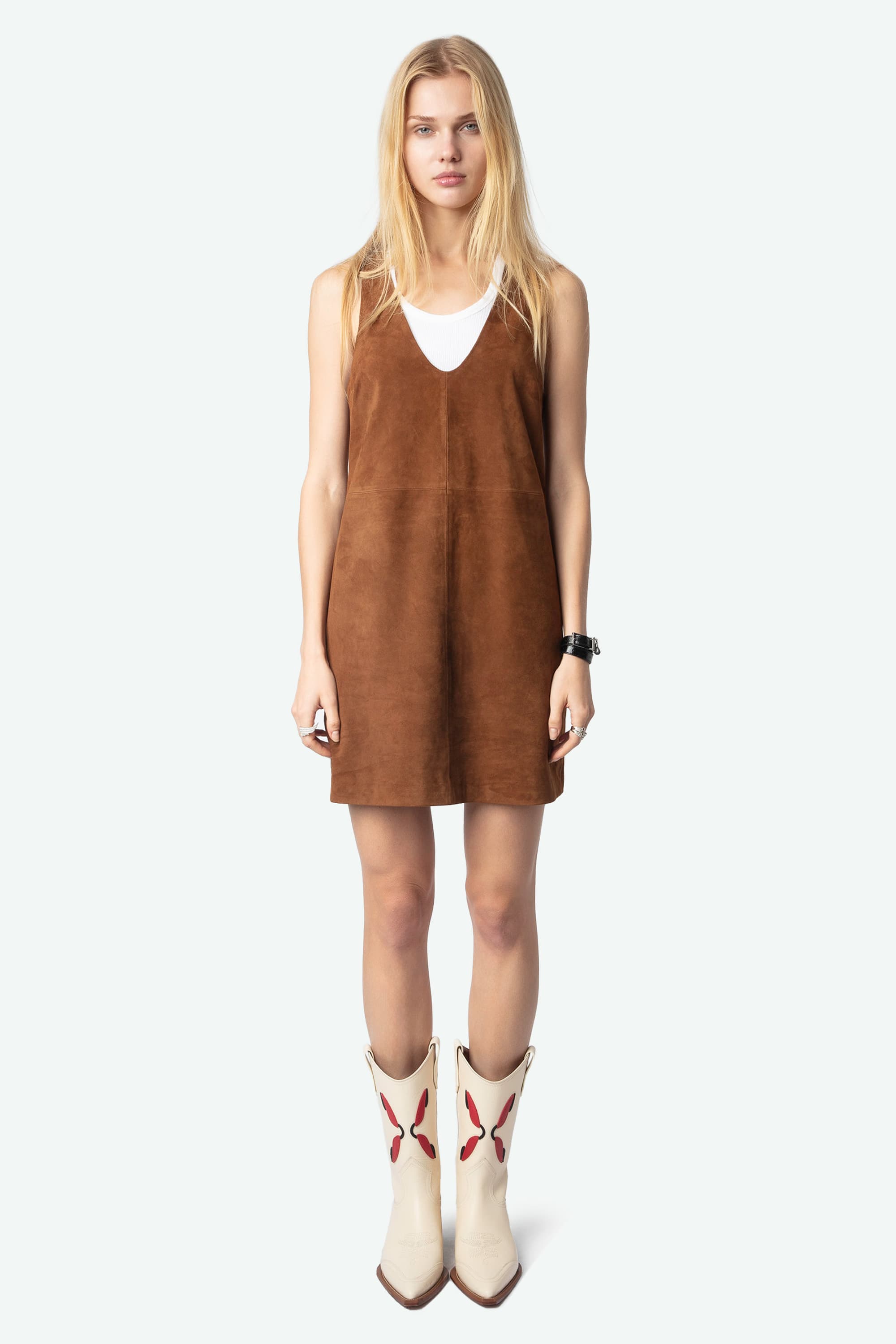 Rasha Suede Dress