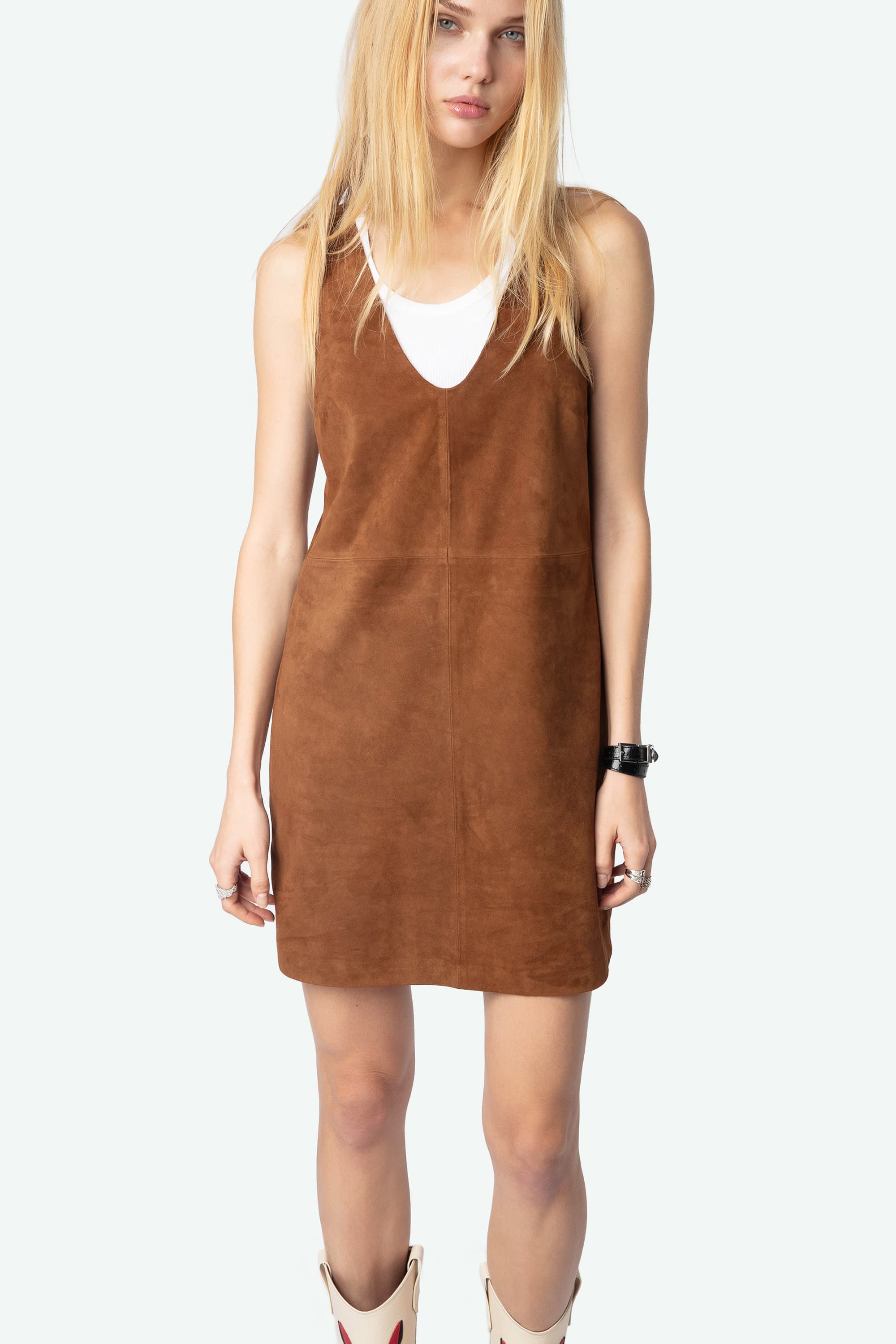Rasha Suede Dress
