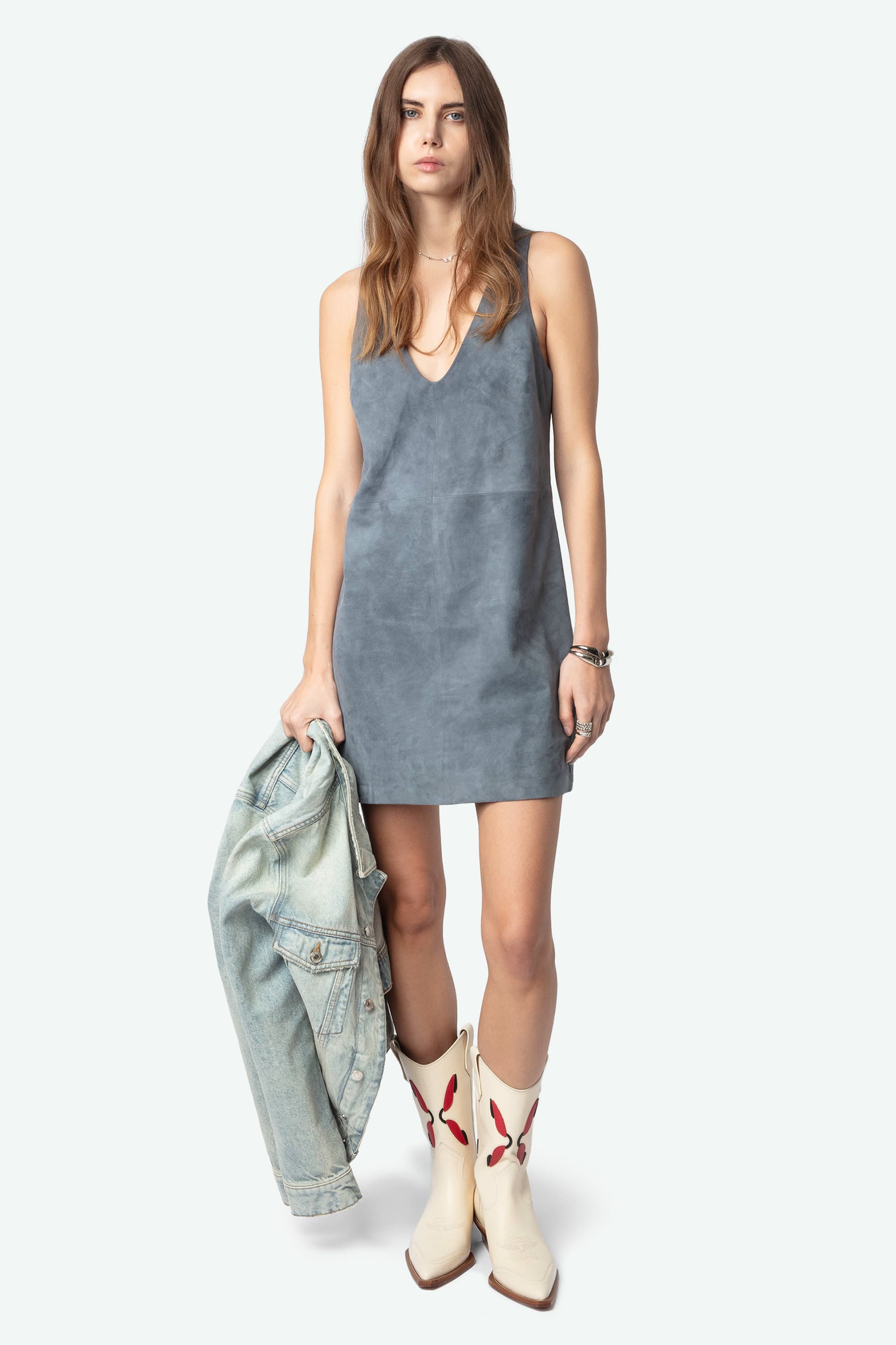 Rasha Suede Dress