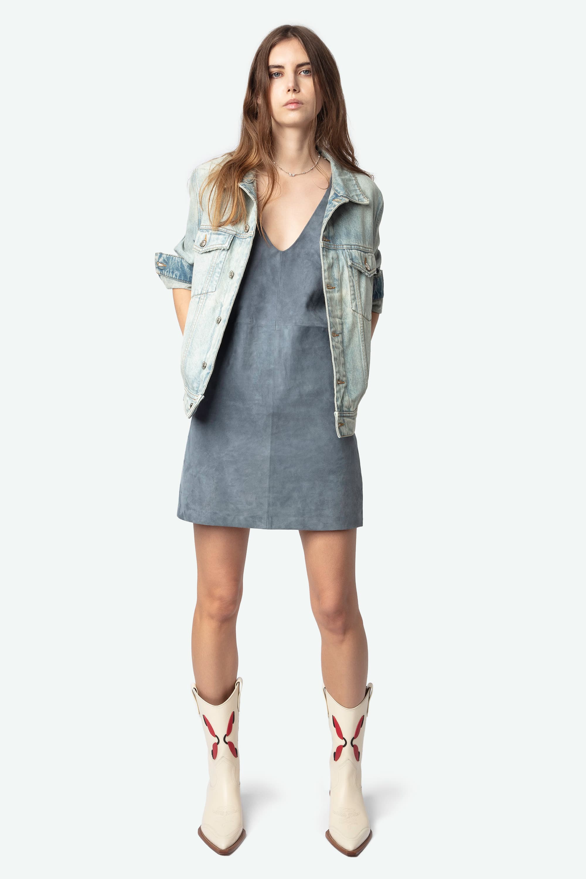 Rasha Suede Dress
